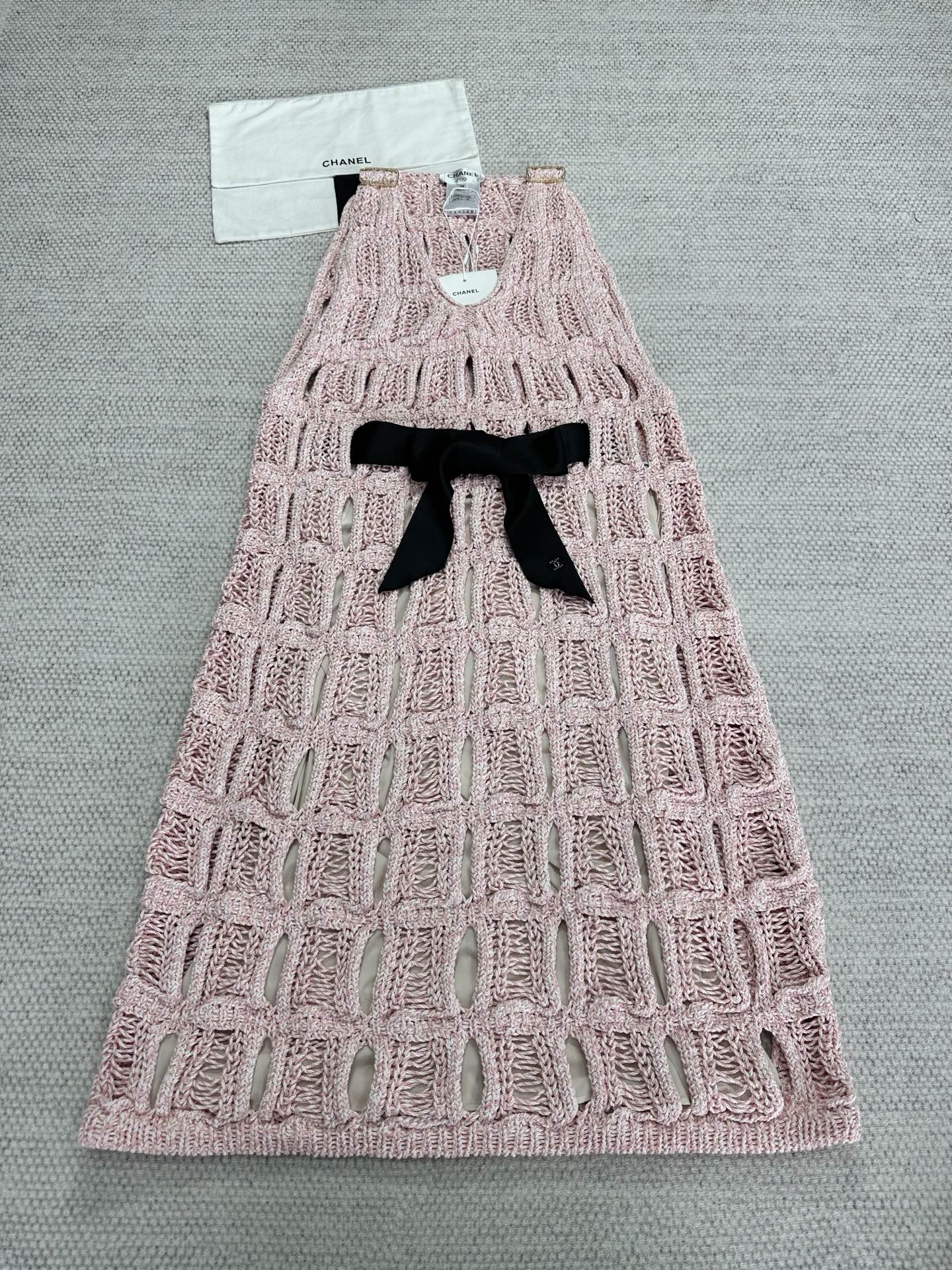 Chanel Top-quality Version Hollow Braided Dress #313308