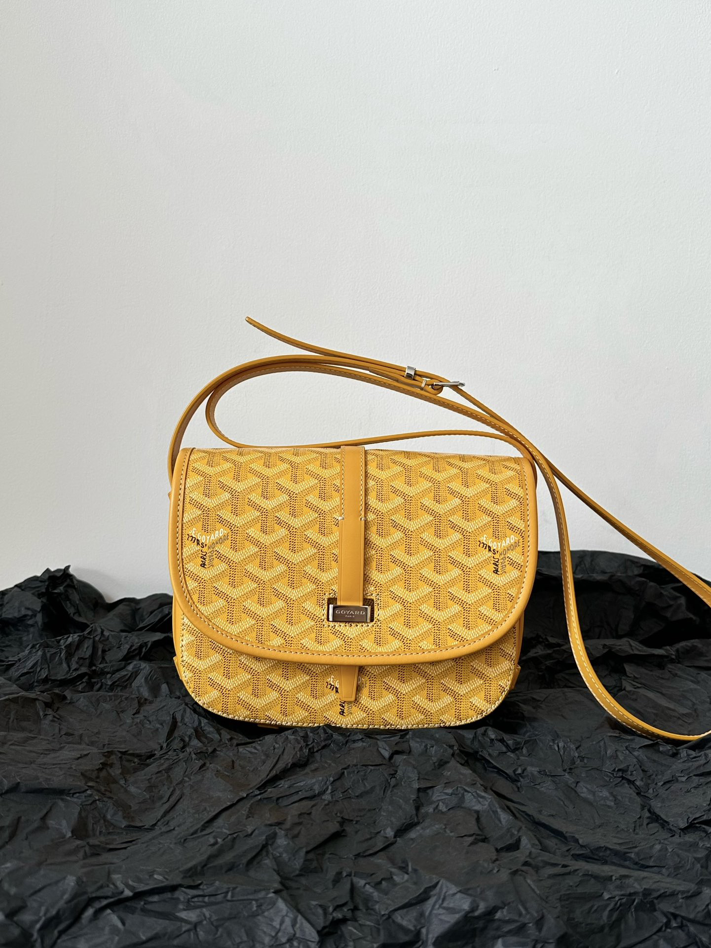 [TOP] Goyard Saddle Bag 22×16×7cm - Yellow - 711 Luxury