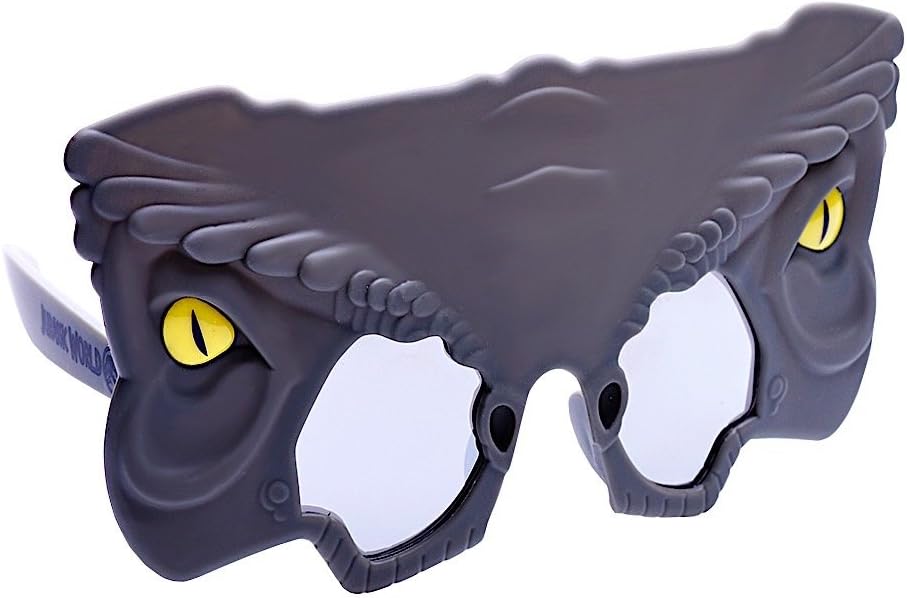 SunStaches Jurassic World T-Rex Sunglasses | Dinosaur Costume or Dino Party Favor | UV 400 | One Size Fits Most