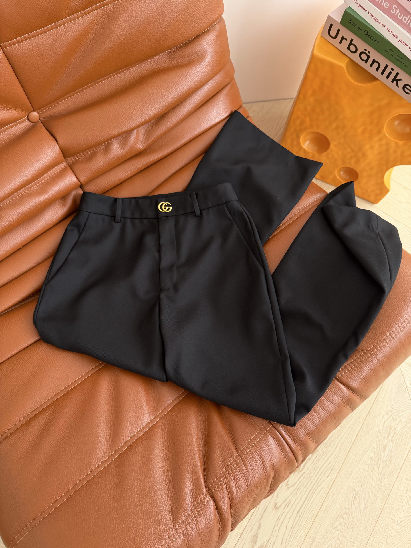 [TOP] GUCCI GG Pants - Black