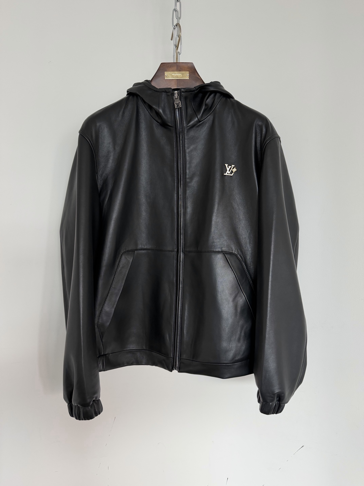 Louis Vuitton Accessory LOUIS VUITTON Reversible Leather Hooded Blouson #390721 View 2 | Nigo Office