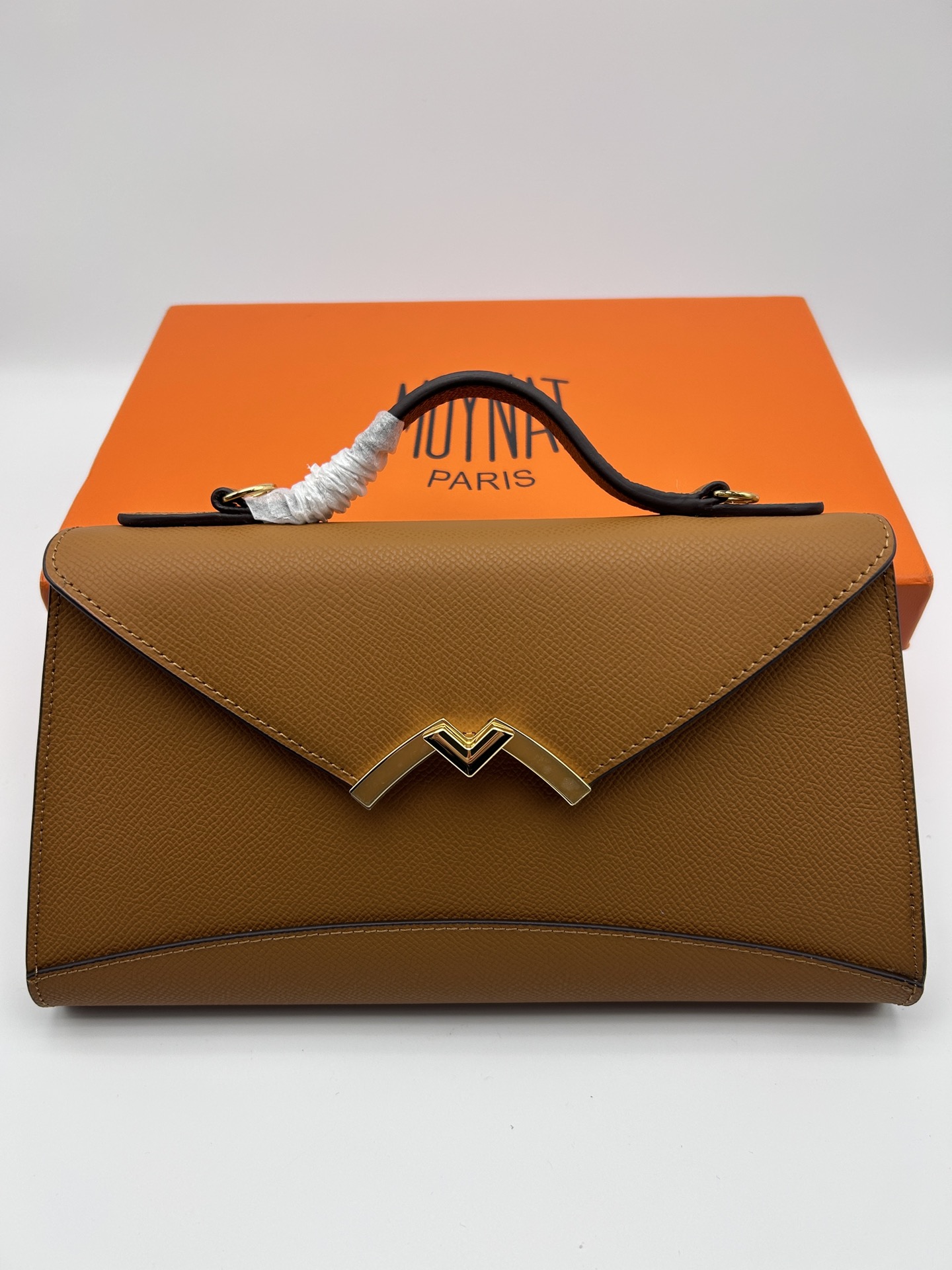 [TOP] MOYNAT Gabrielle Bag Cowhide 26x16x4cm - Brown - 711 Luxury