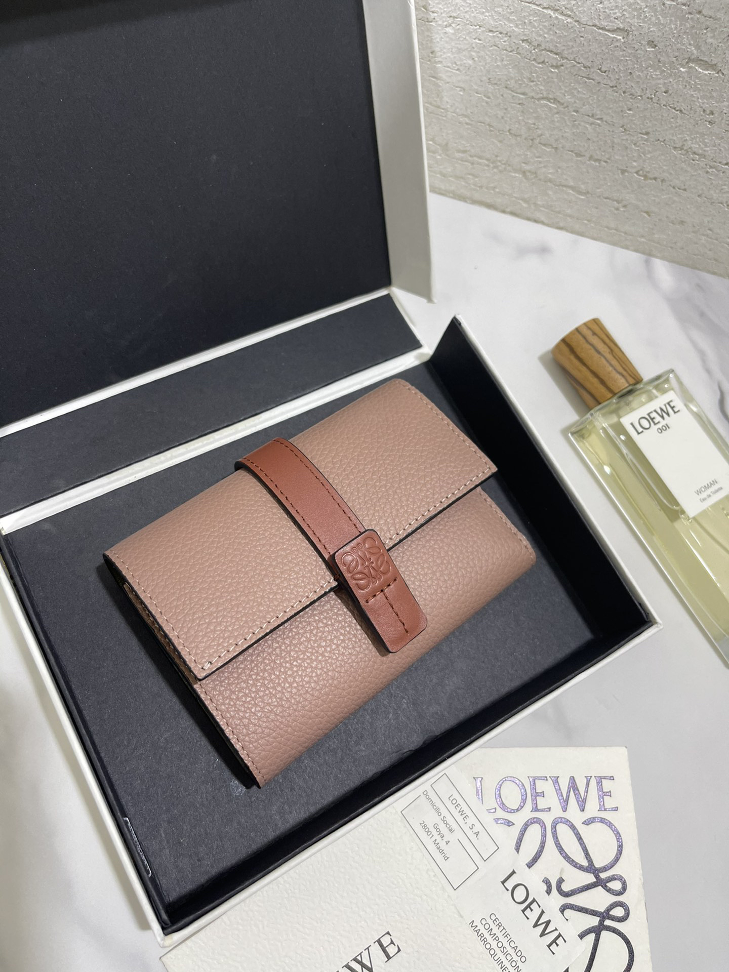[TOP] LOEWE Wallet 12*8.5 cm - Pink - 711 Luxury