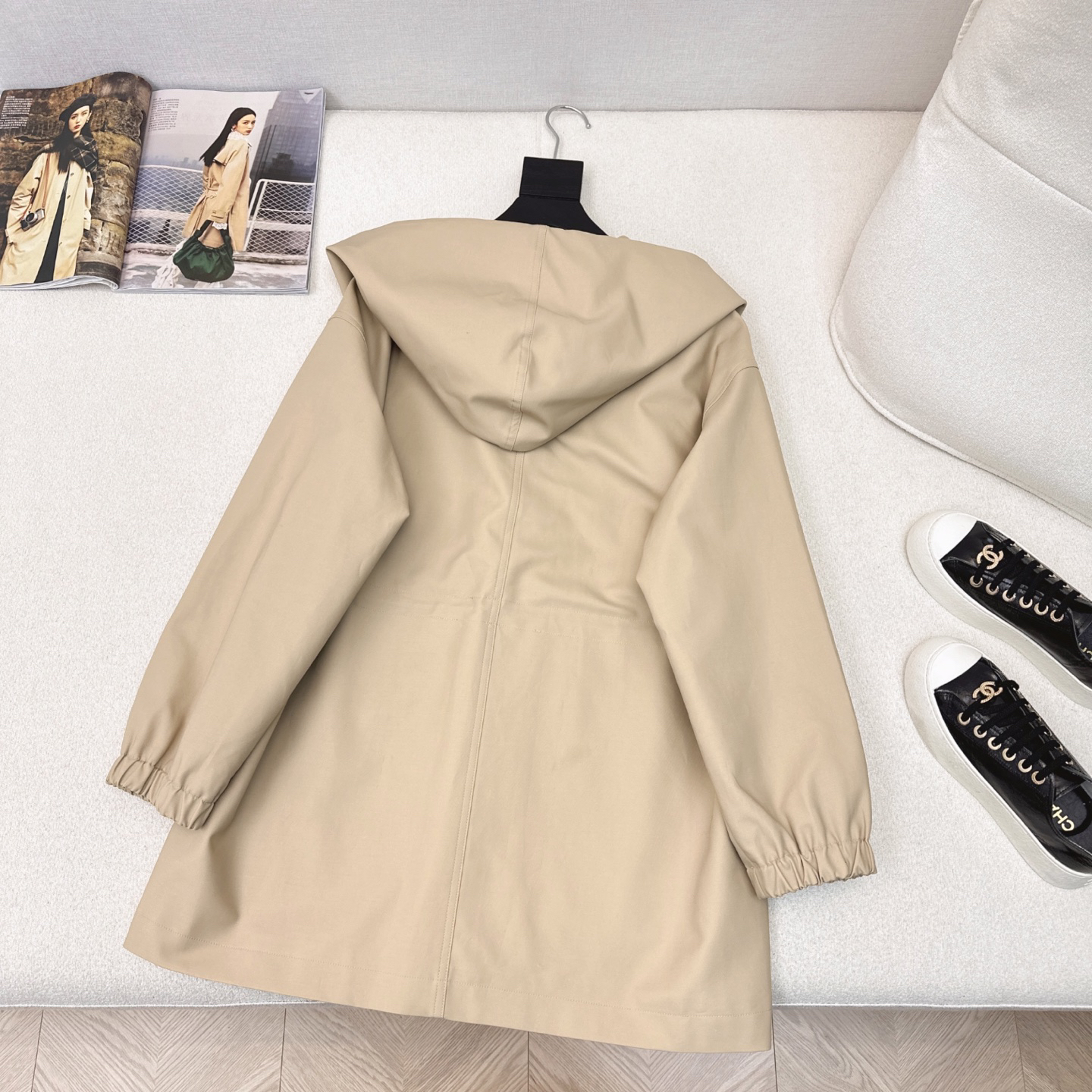 [TOP] FENDI Trench Coat - Khaki