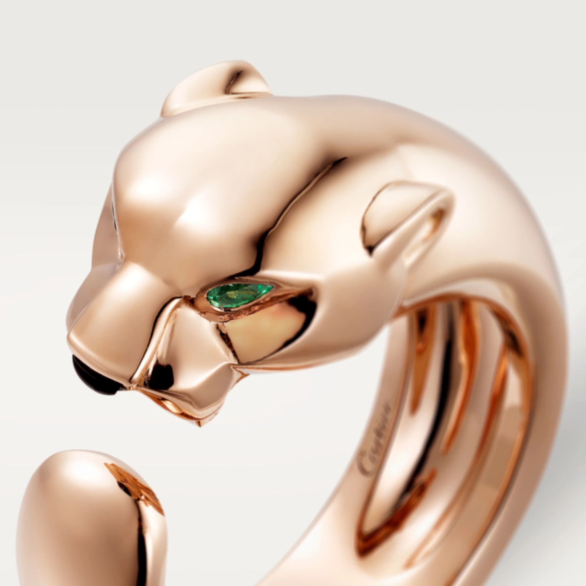 Carty Panther Pure Ring, Rose Gold, Medium Model