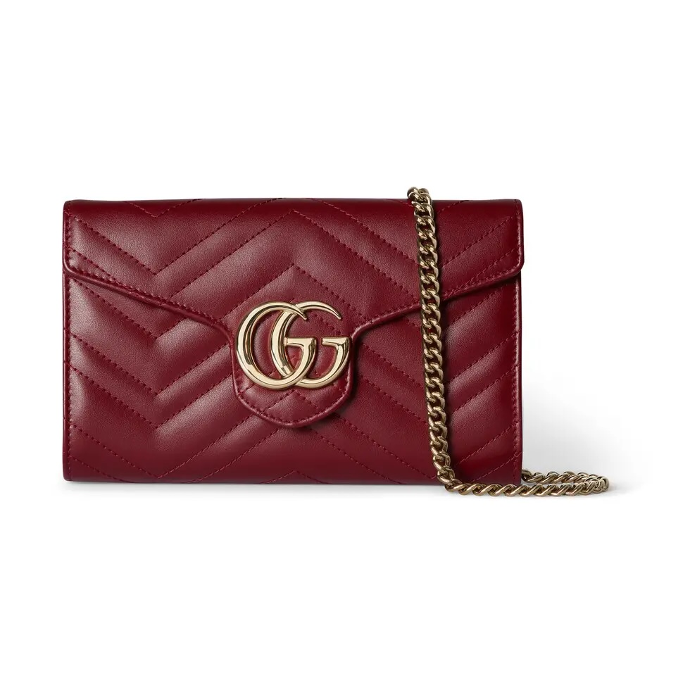 [TOP] GUCCI GG Marmont Bag 20 x 12 x 4 cm - Red - 711 Luxury