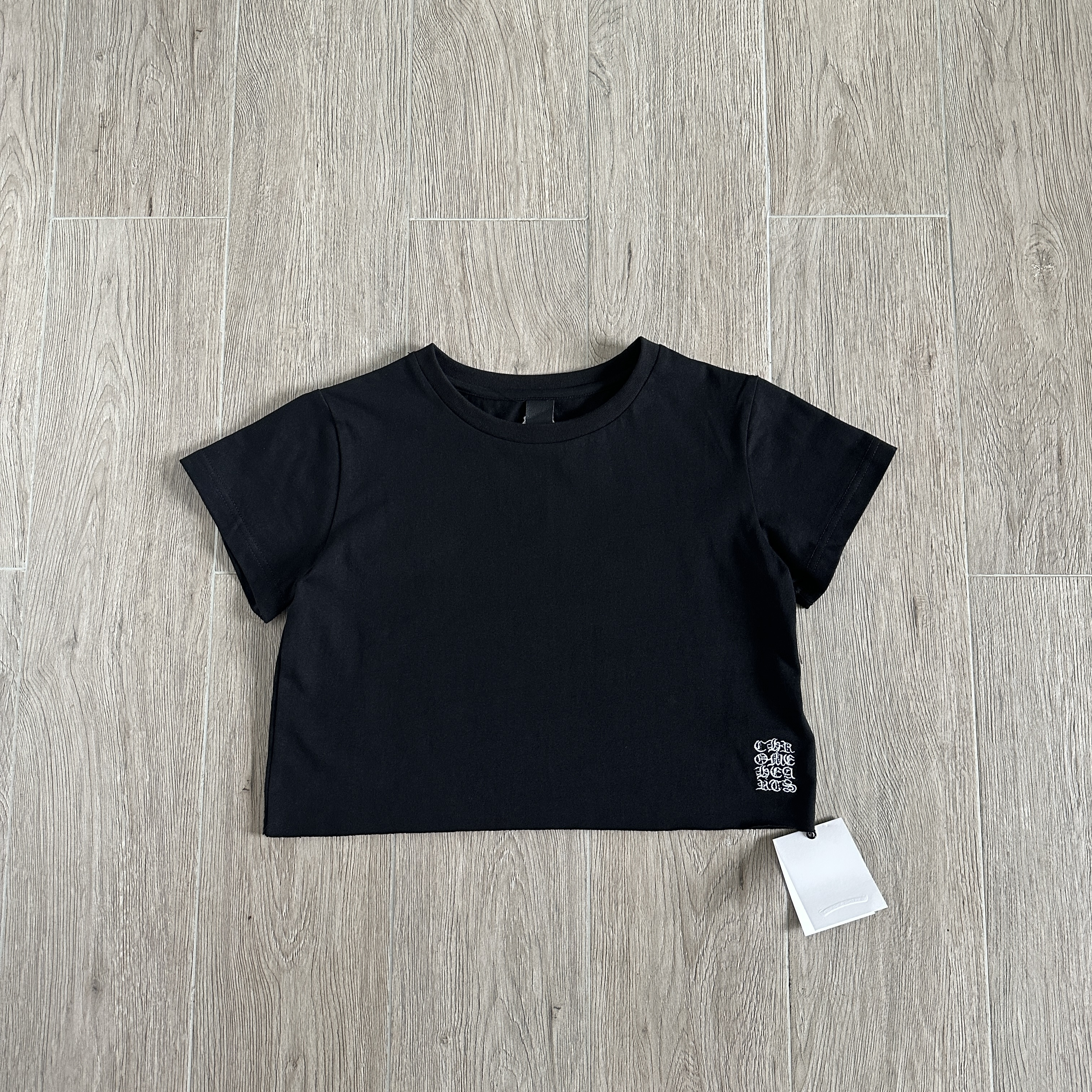 Chrome Hearts Short Knitted Cotton T-shirt #382228