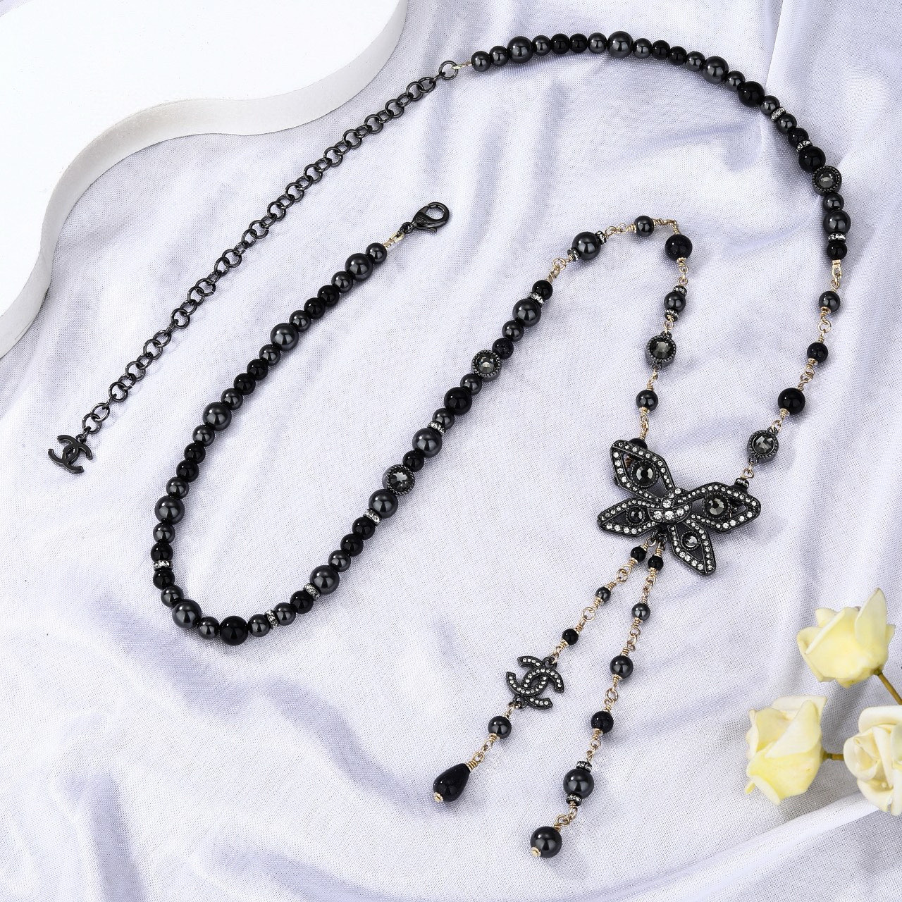 [TOP] CHANEL Waist Chain - Black