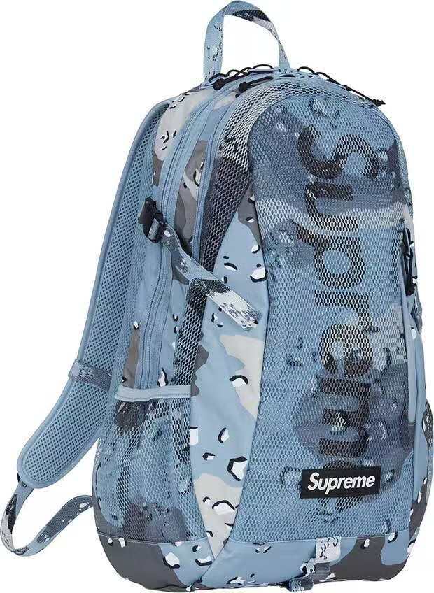Supreme Backpack (SS20) Blue Chocolate Chip Camo