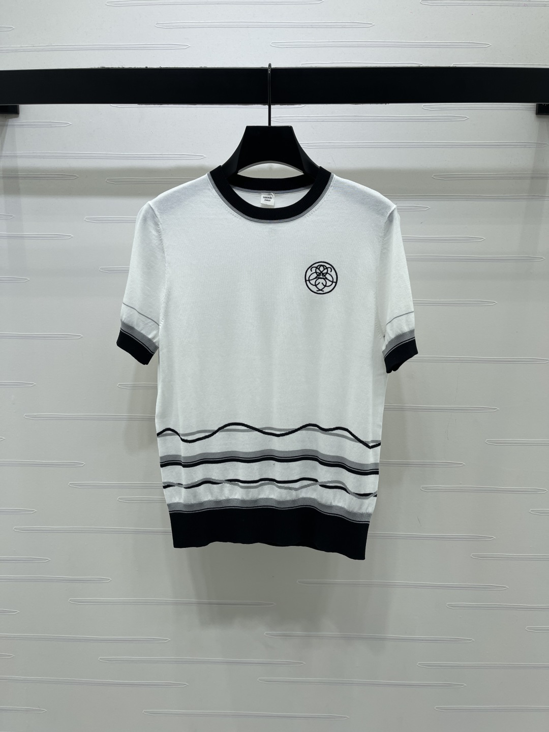 [TOP] HERMES Knit Top - White - 711 Luxury
