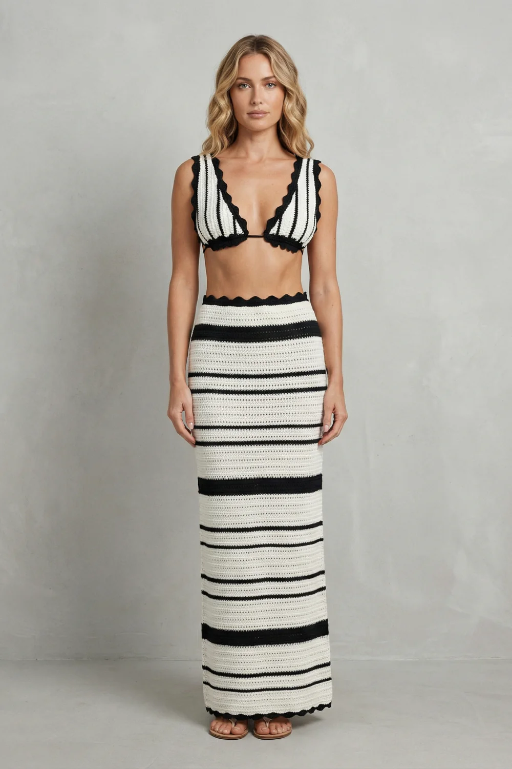 Paloma – Coastal allure – Women’s Open Sleeveless Crochet Set