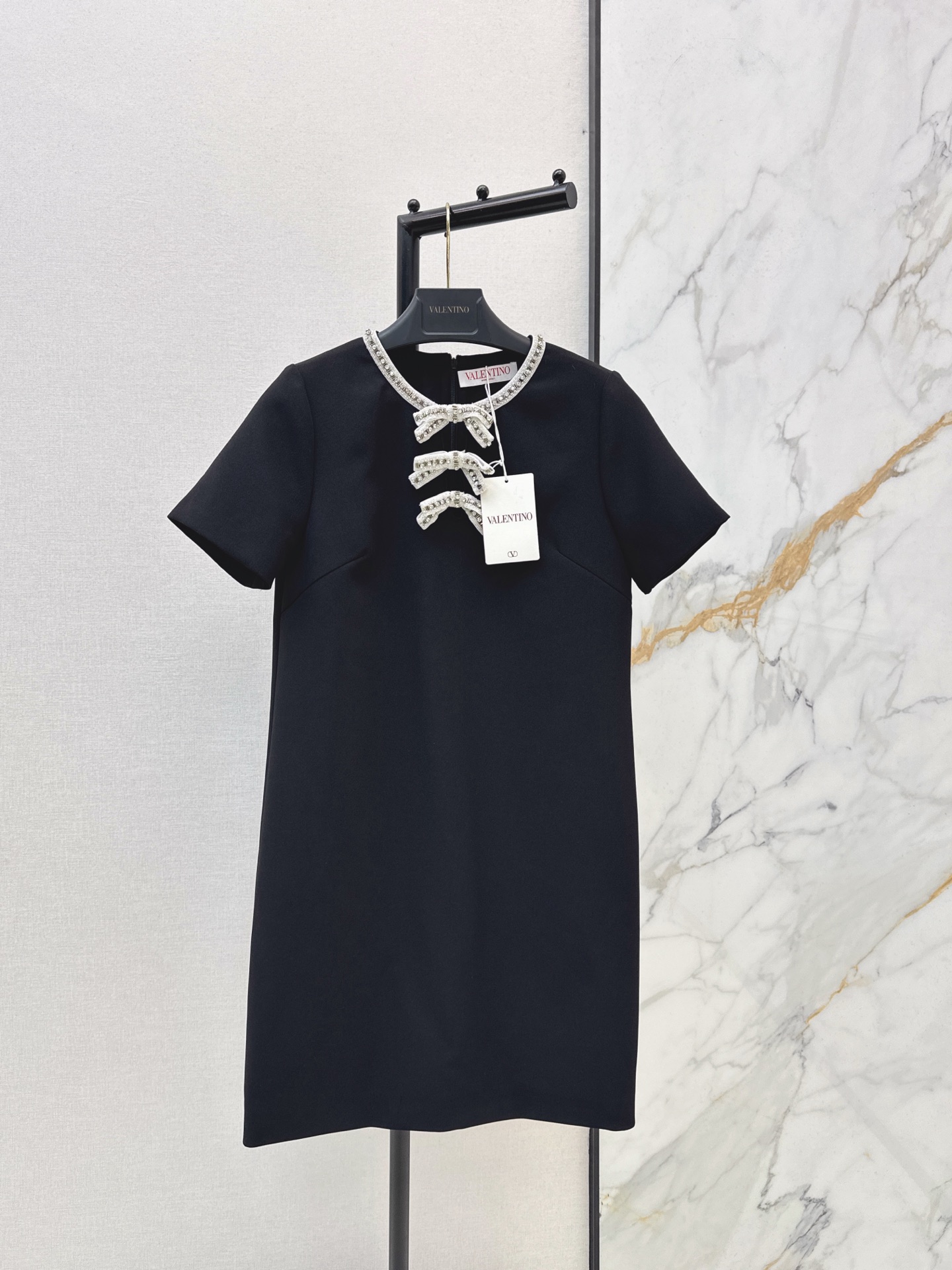 [TOP] VALENTINO Short-sleeved Dress - 2 Colors - 711 Luxury