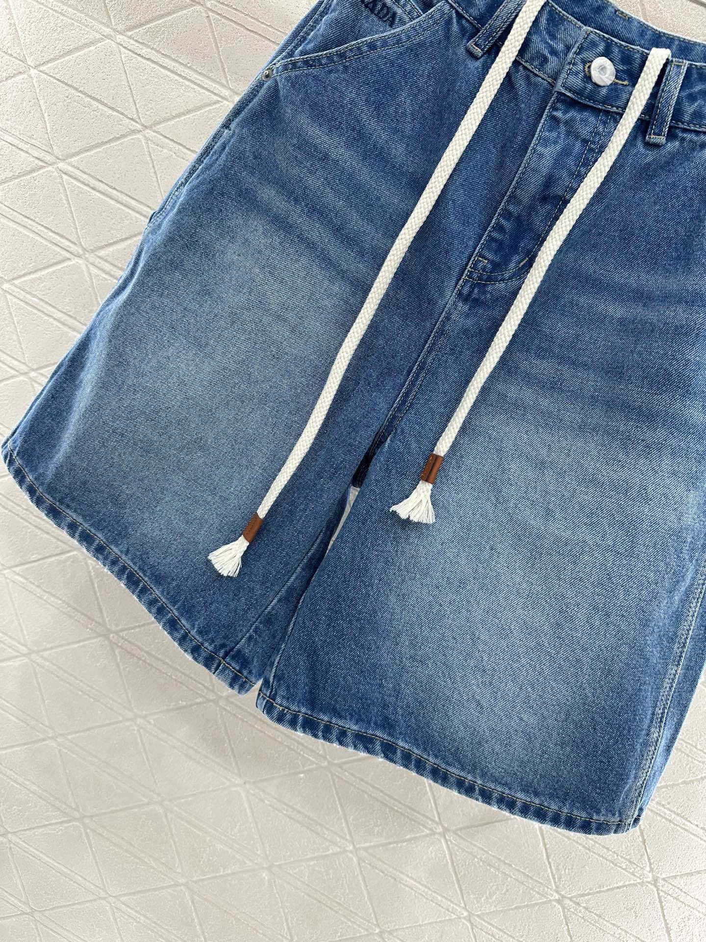 [TOP] PRADA Denim Shorts - Blue