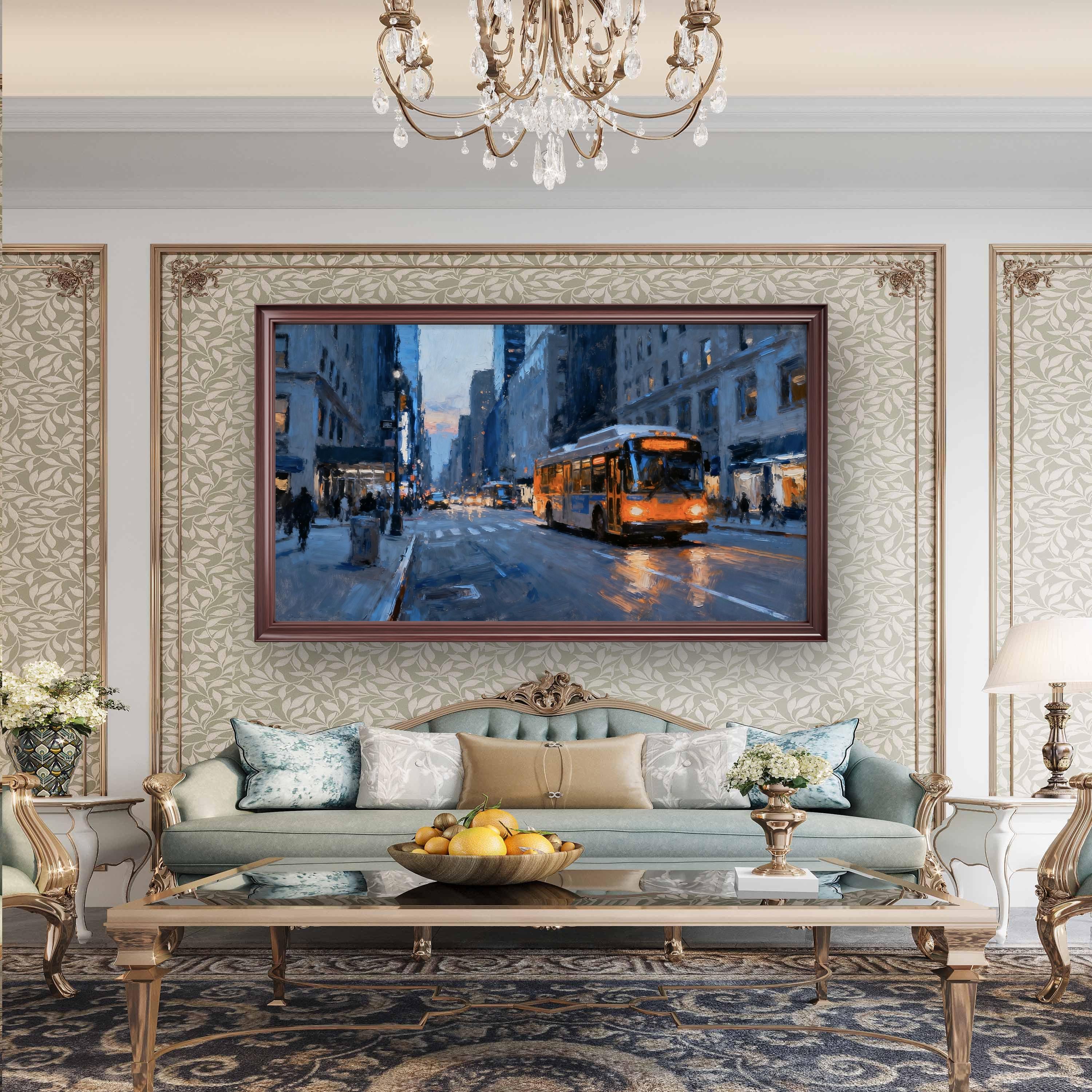 Bustling Street Scene