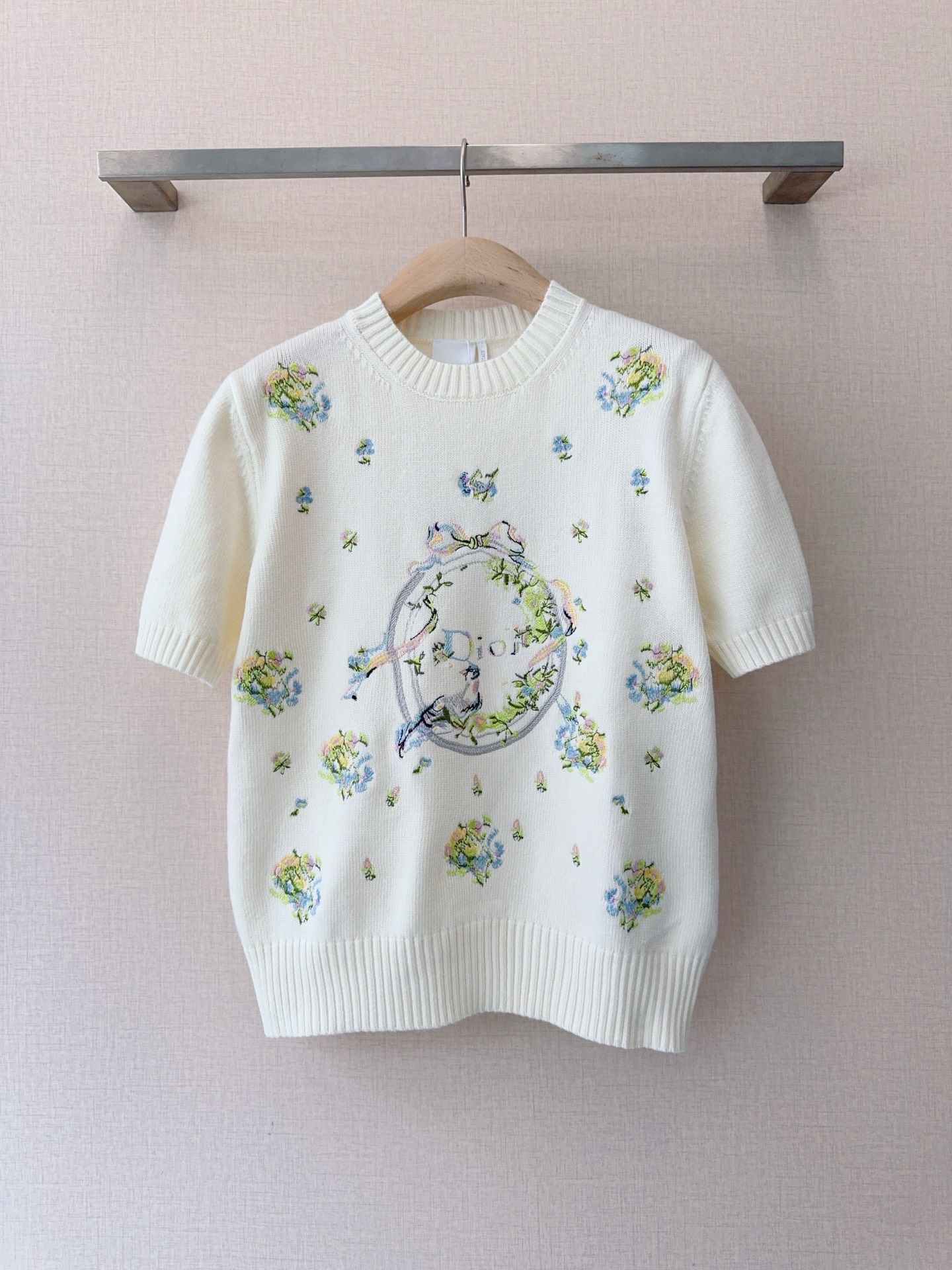[TOP] Christian Dior Knit Top - White - 711 Luxury