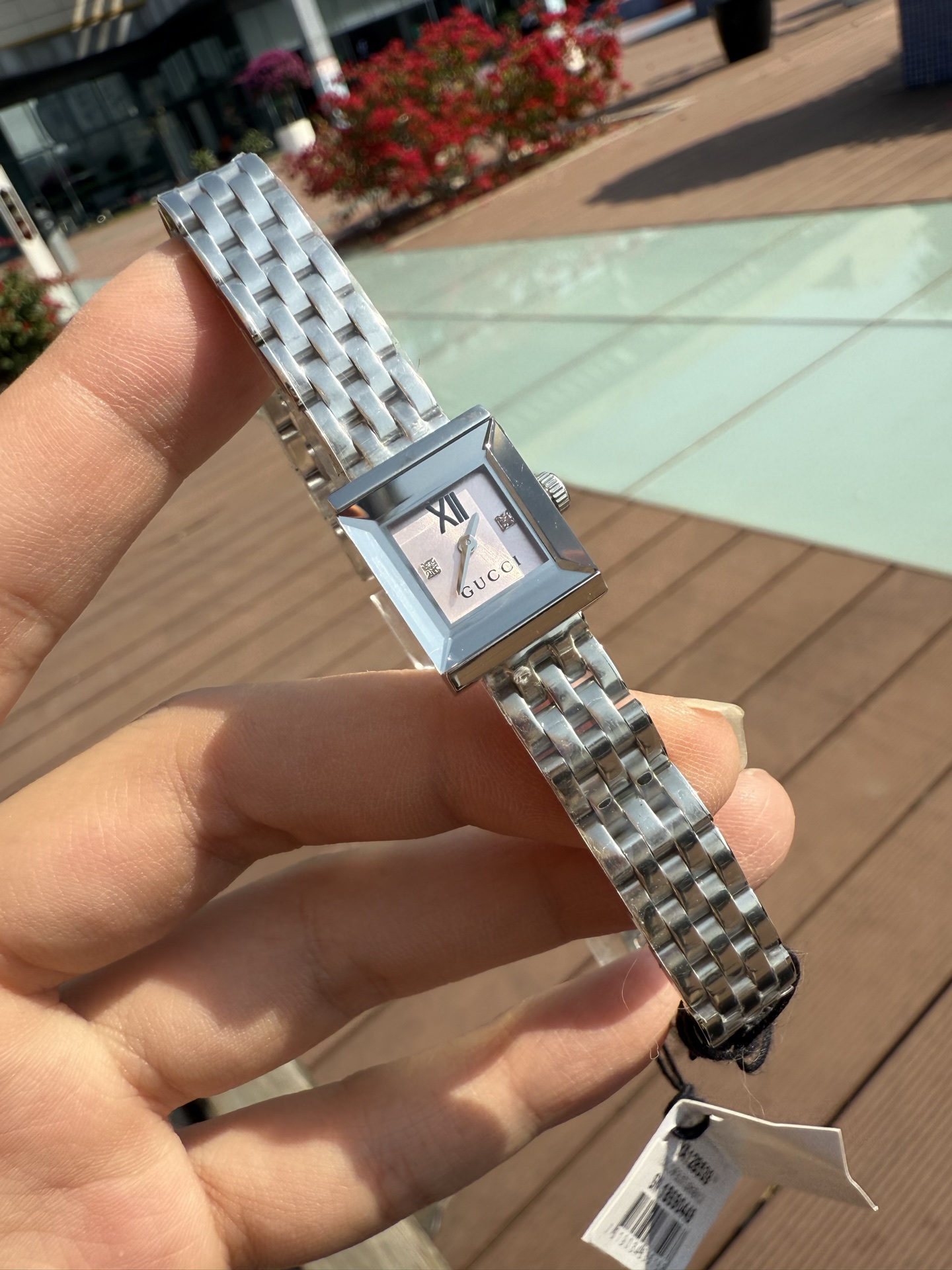 [TOP] GUCCI G-Frame Watch - Silver - 711 Luxury