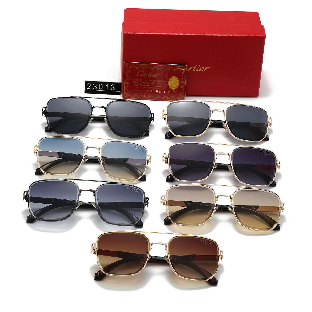 [TOP] Cartier Sunglasses - 7 Colors - 711 Luxury