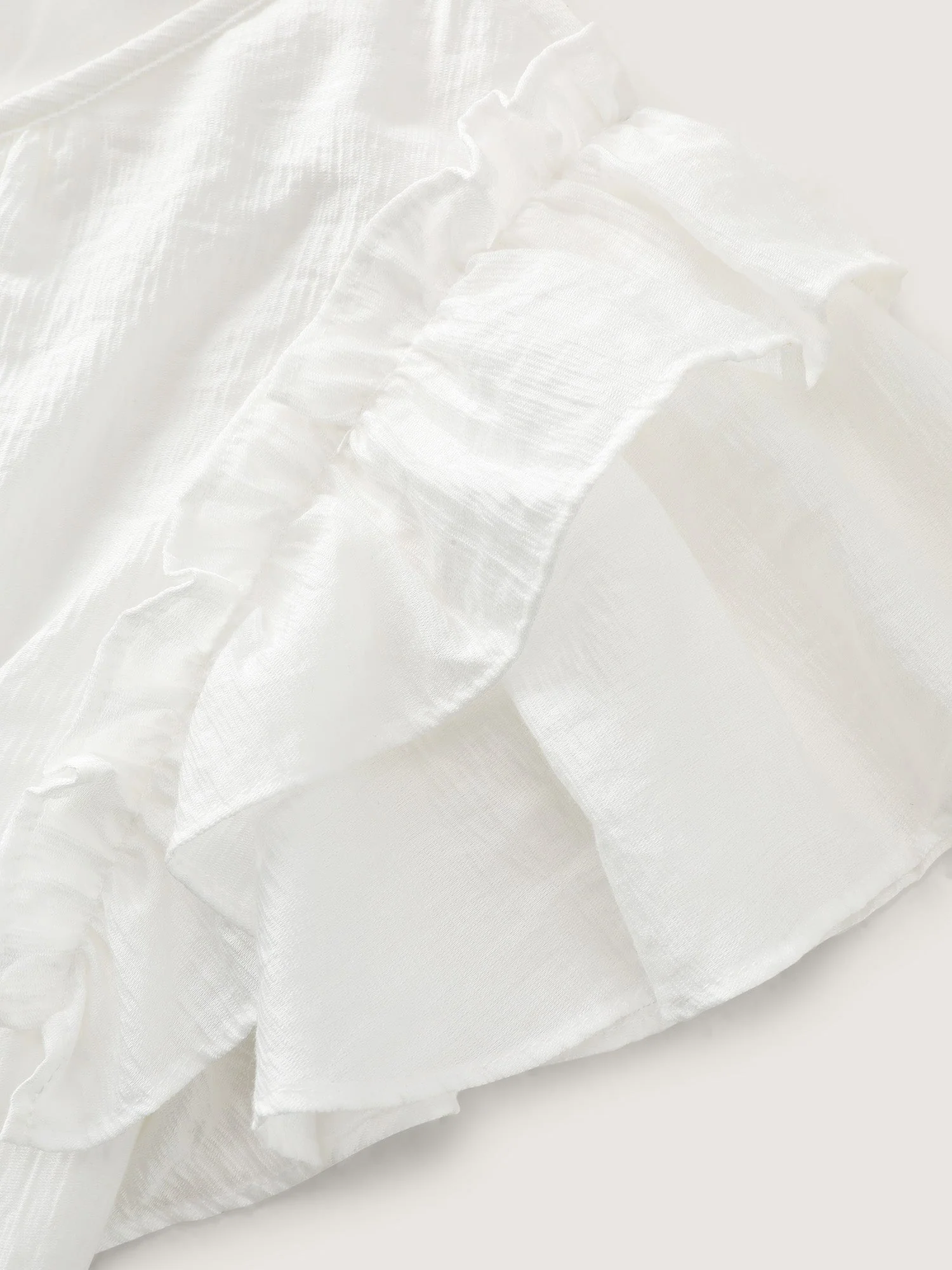 Supersoft Lotus Leaf Sleeve Flowy Blouse