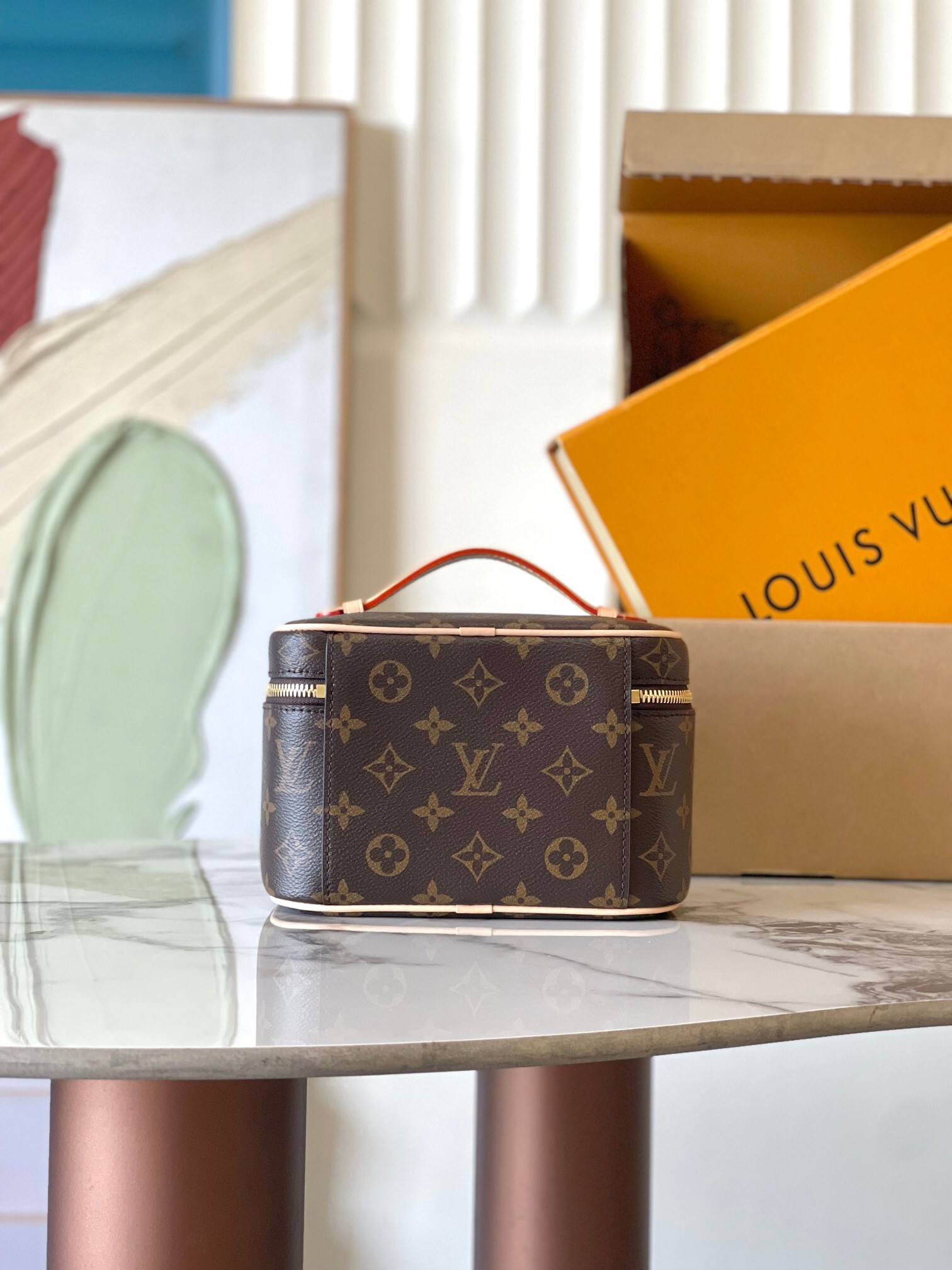 [TOP] Louis Vuitton LV Vanity Case 20x13.5x12cm - Brown - 711 Luxury