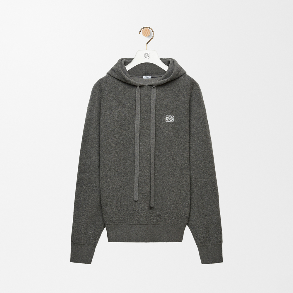 Loewe Clothing Loewe Anagram Embroidered Hooded Sweater #320638 | Nigo Office