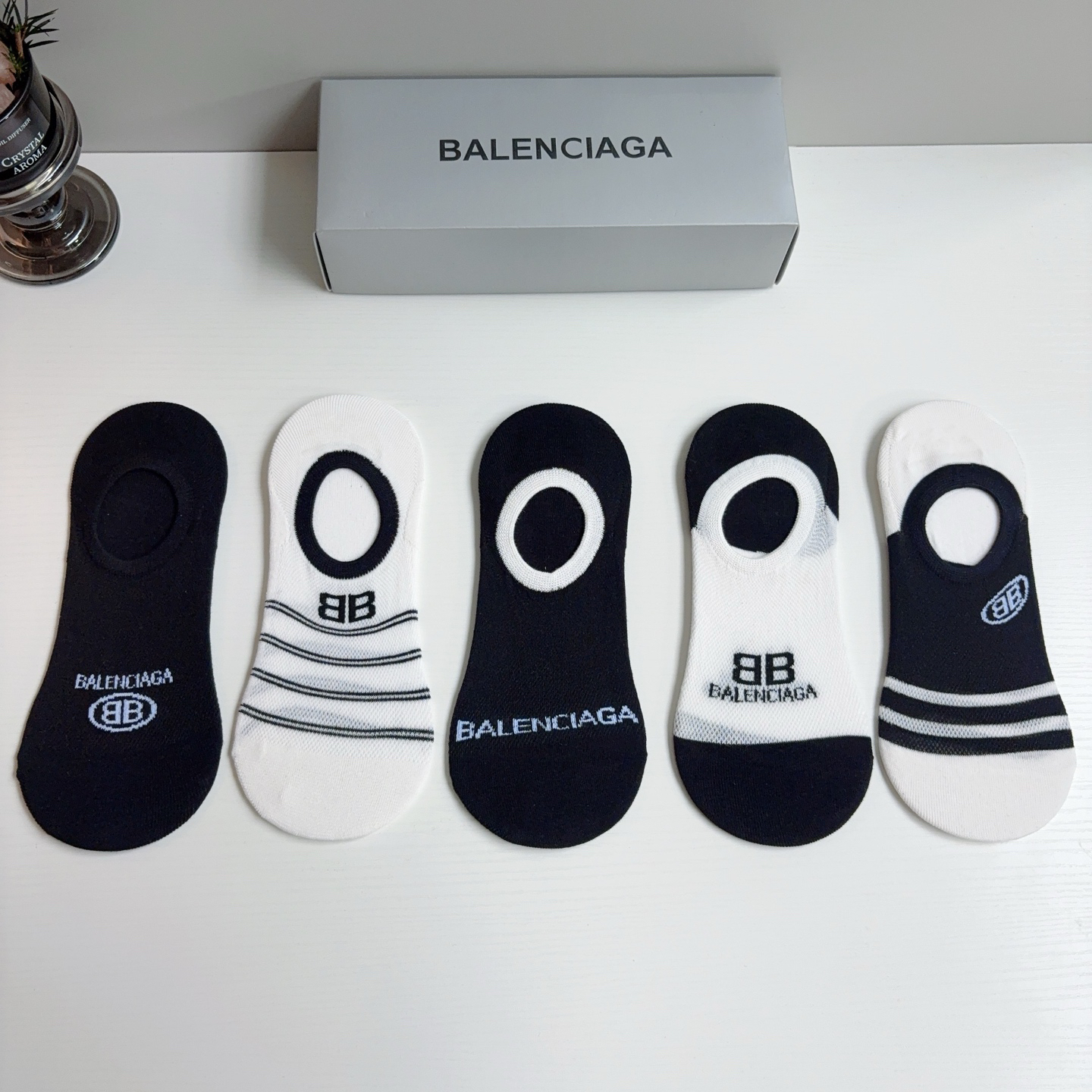 [TOP] BALENCIAGA Socks - 5 Pieces as a Set - 711 Luxury