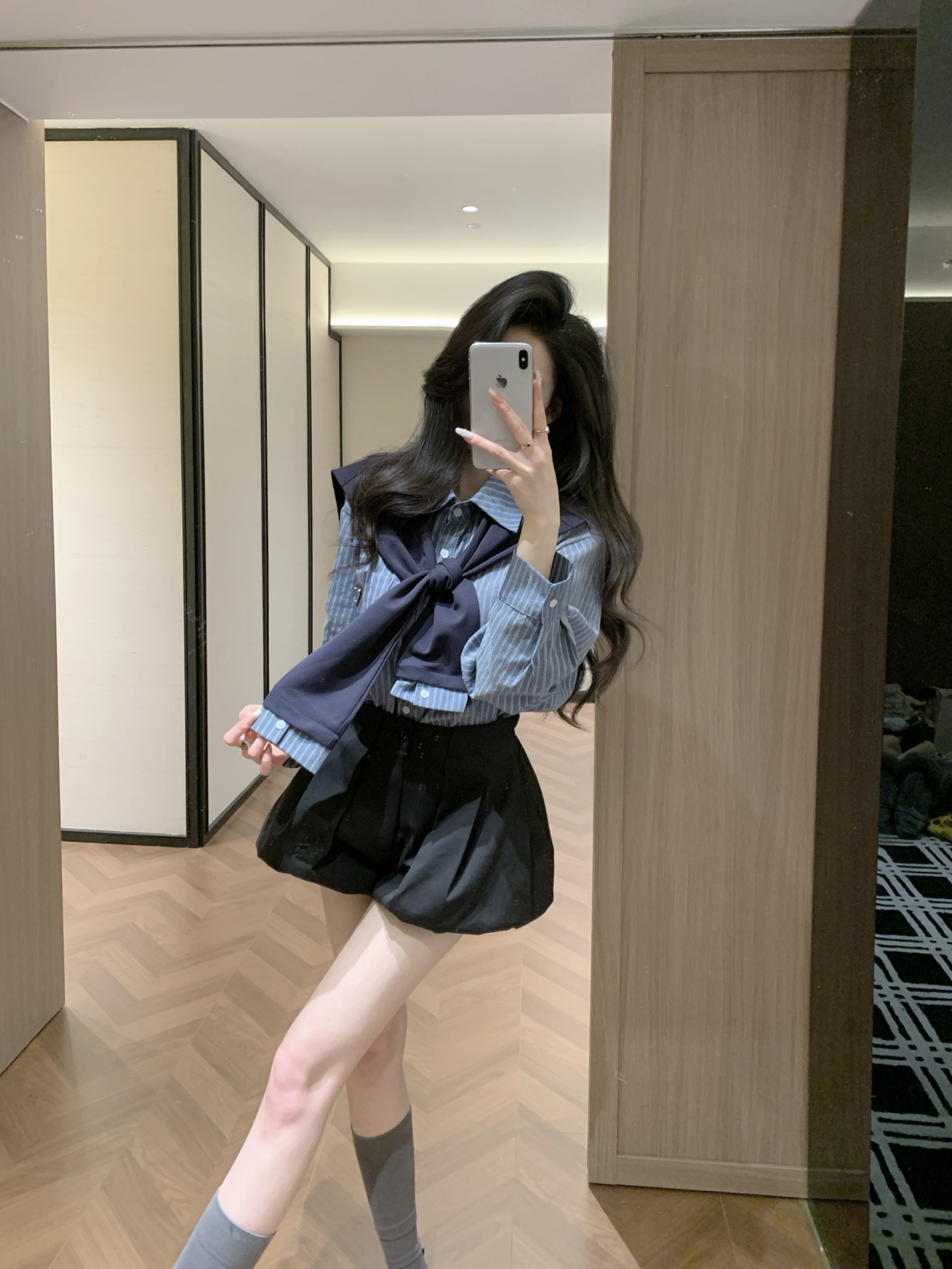 [TOP] PRADA Shirt + Dress Suit - Blue