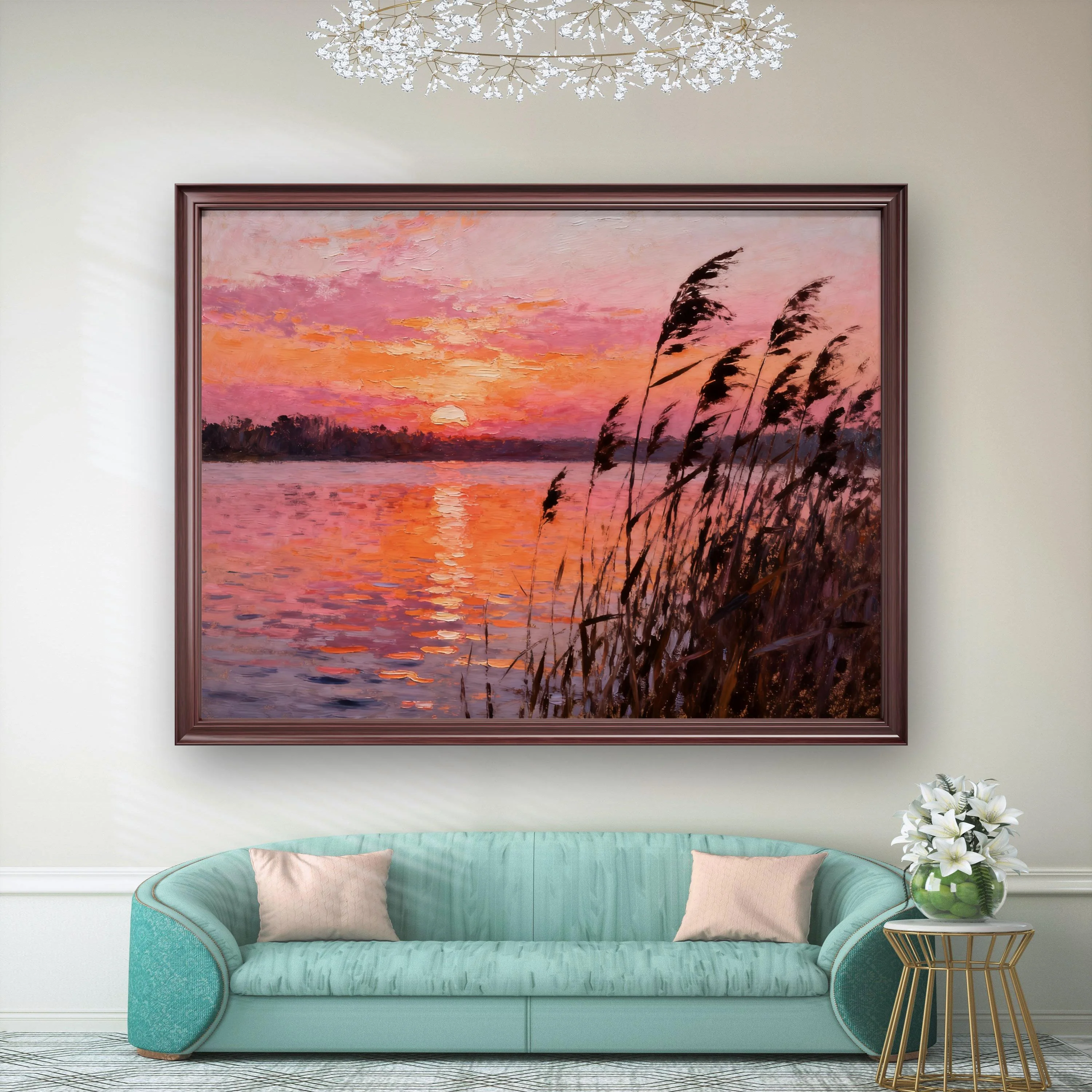 Crimson Rhythm and Flowing Light