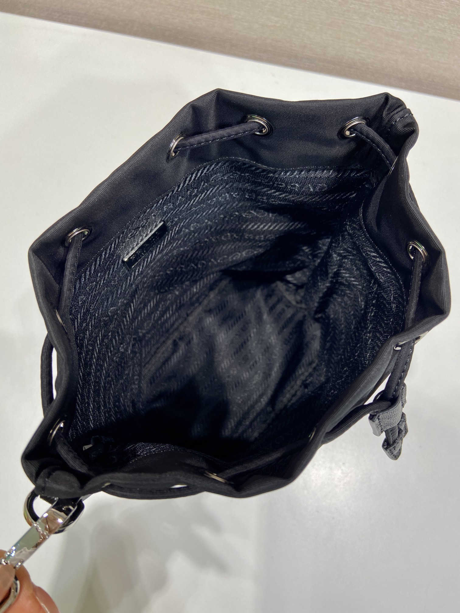 [TOP] PRADA Re-Nylon Bag 15.5x23x10cm - Black - 711 Luxury