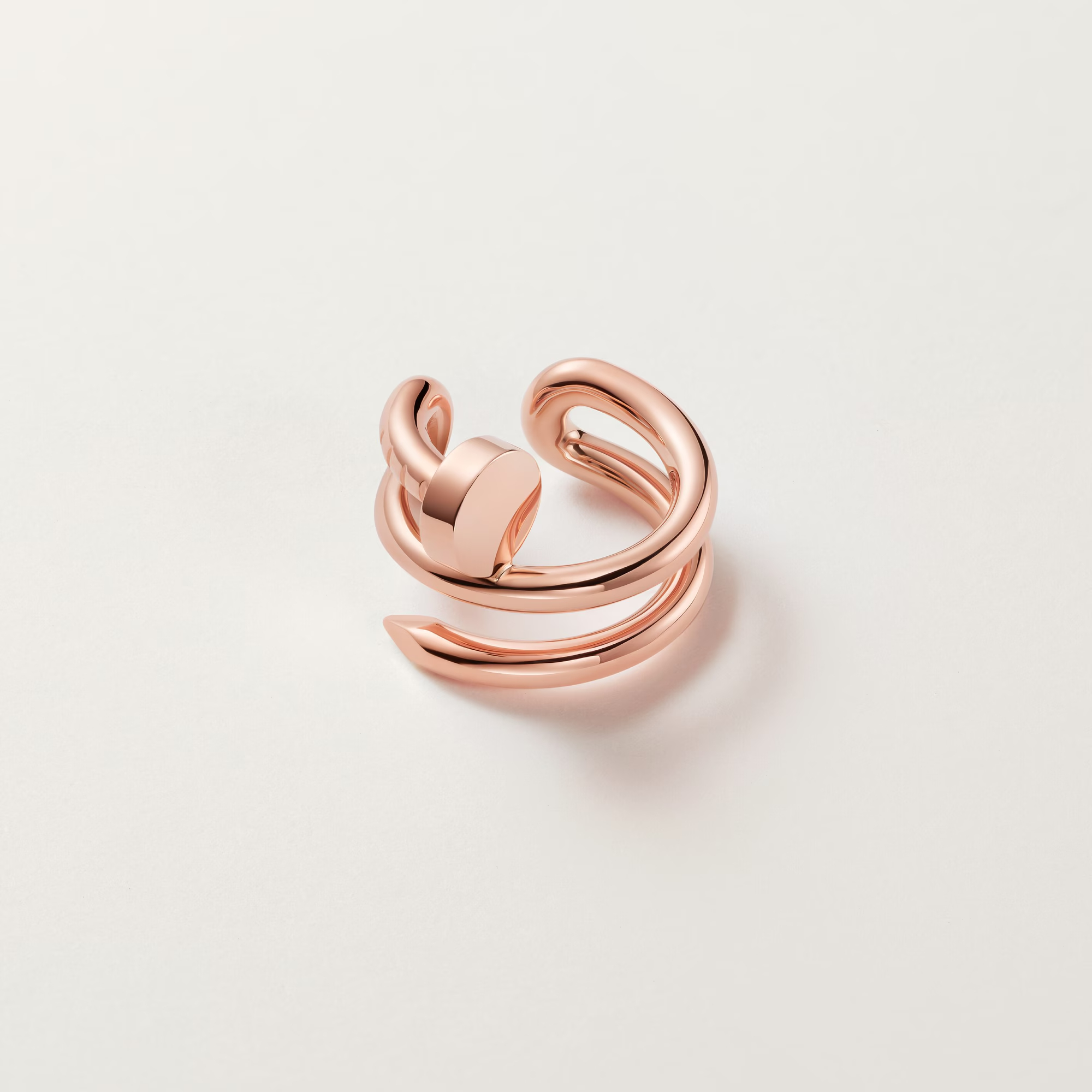 Carty Nails Infinity Wrap Earrings ,Rose Gold,Ear clip