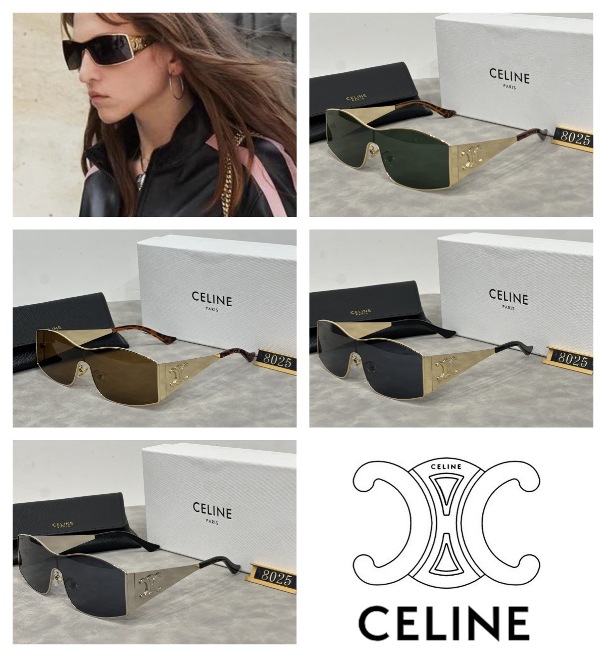[TOP] CELINE Sunglasses - 4 Colors - 711 Luxury