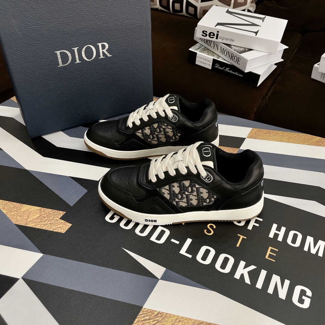[TOP] Christian Dior Casual Shoes - Black - 711 Luxury