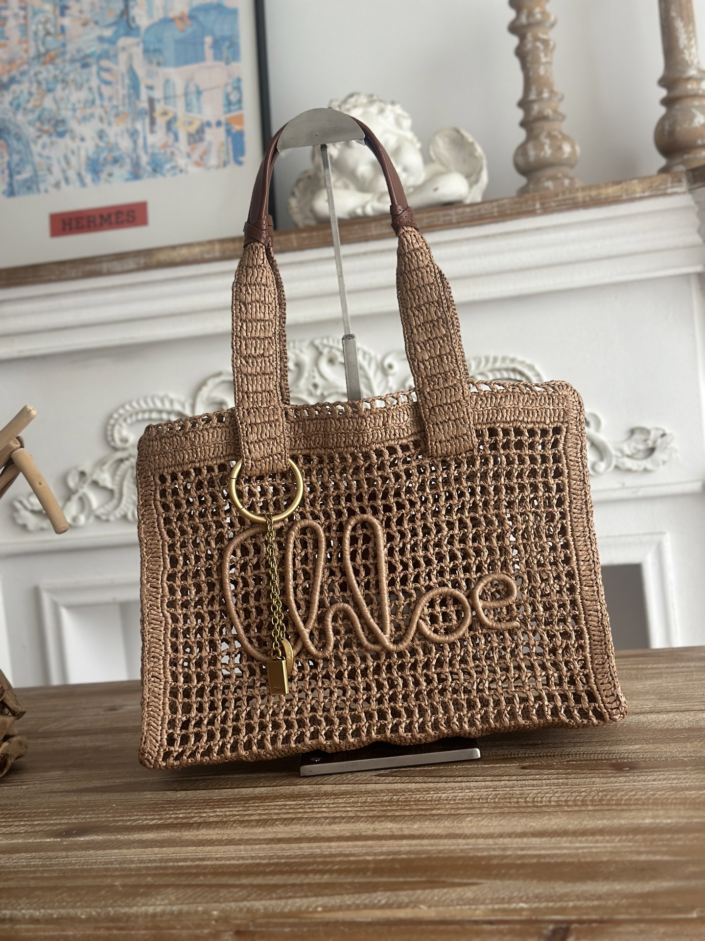 [TOP] Chloe Summer Banana Bag 37*26*13.5cm - Khaki - 711 Luxury