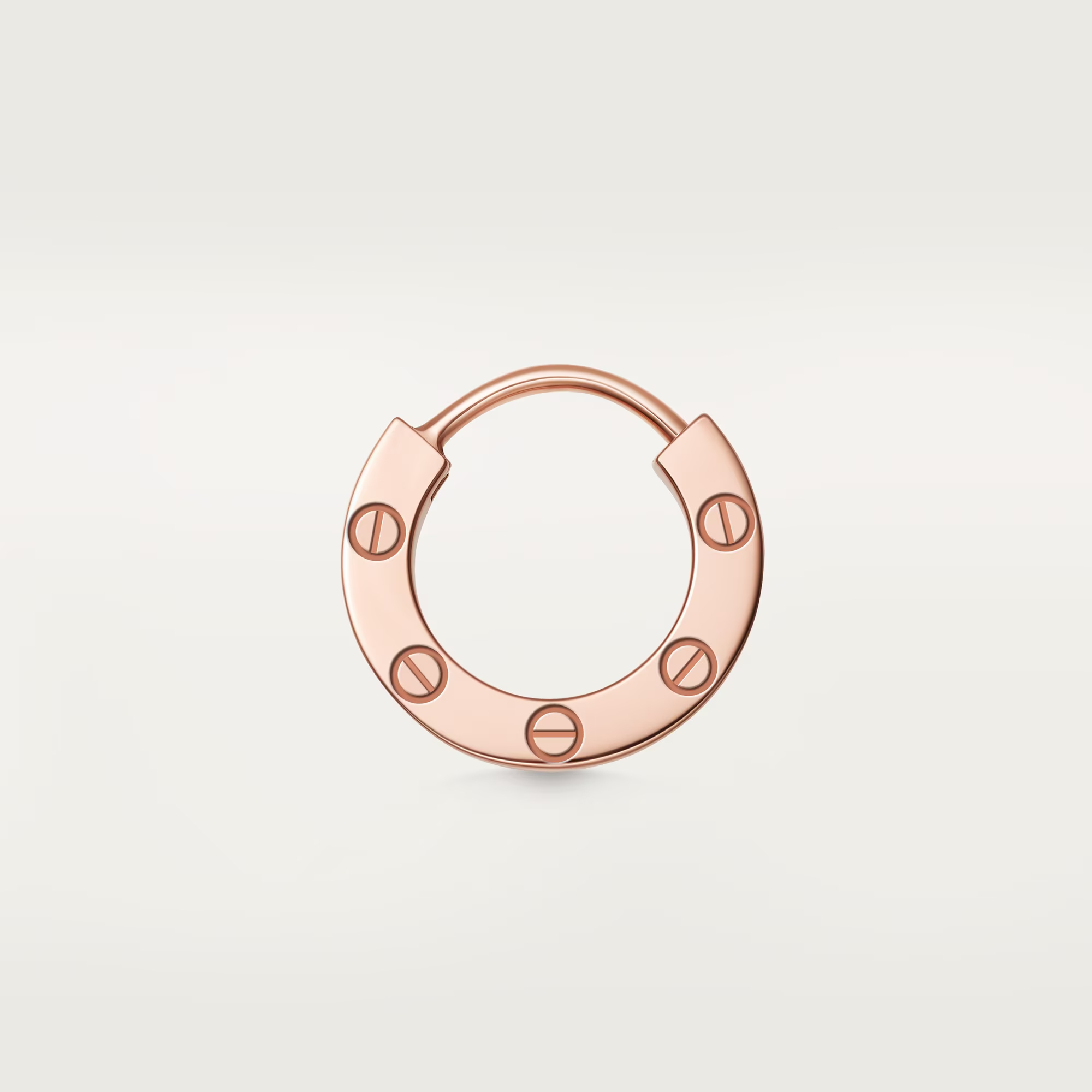 Carty Love Luna Loop Earrings, Rose Gold