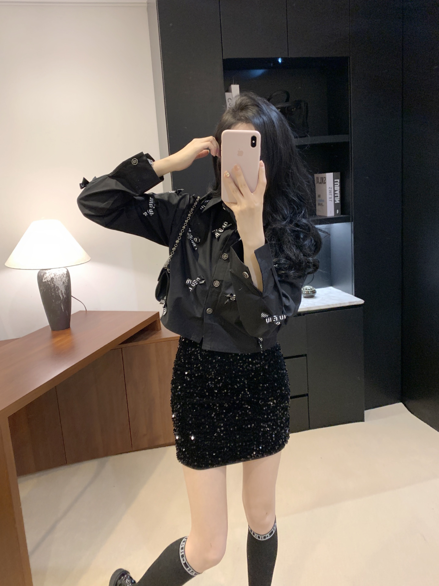 [TOP] Miu Miu  Shirt - Black