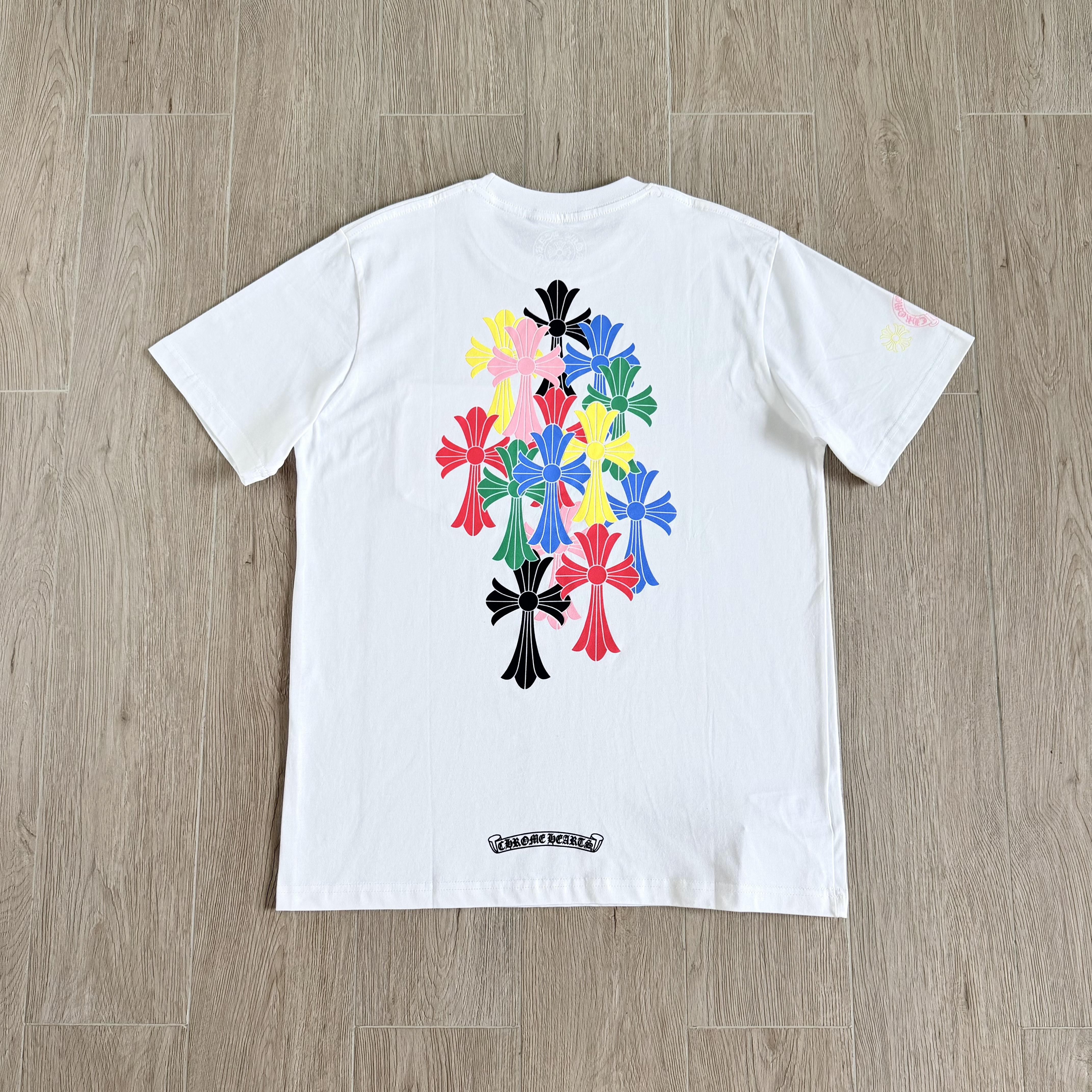 Chrome Hearts Colorful Cross Print T-shirt #382231