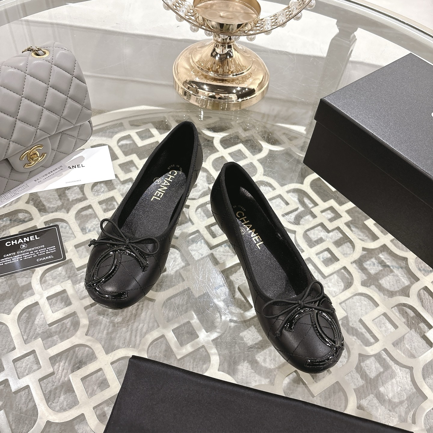 [TOP] CHANEL Flats - Black - 711 Luxury