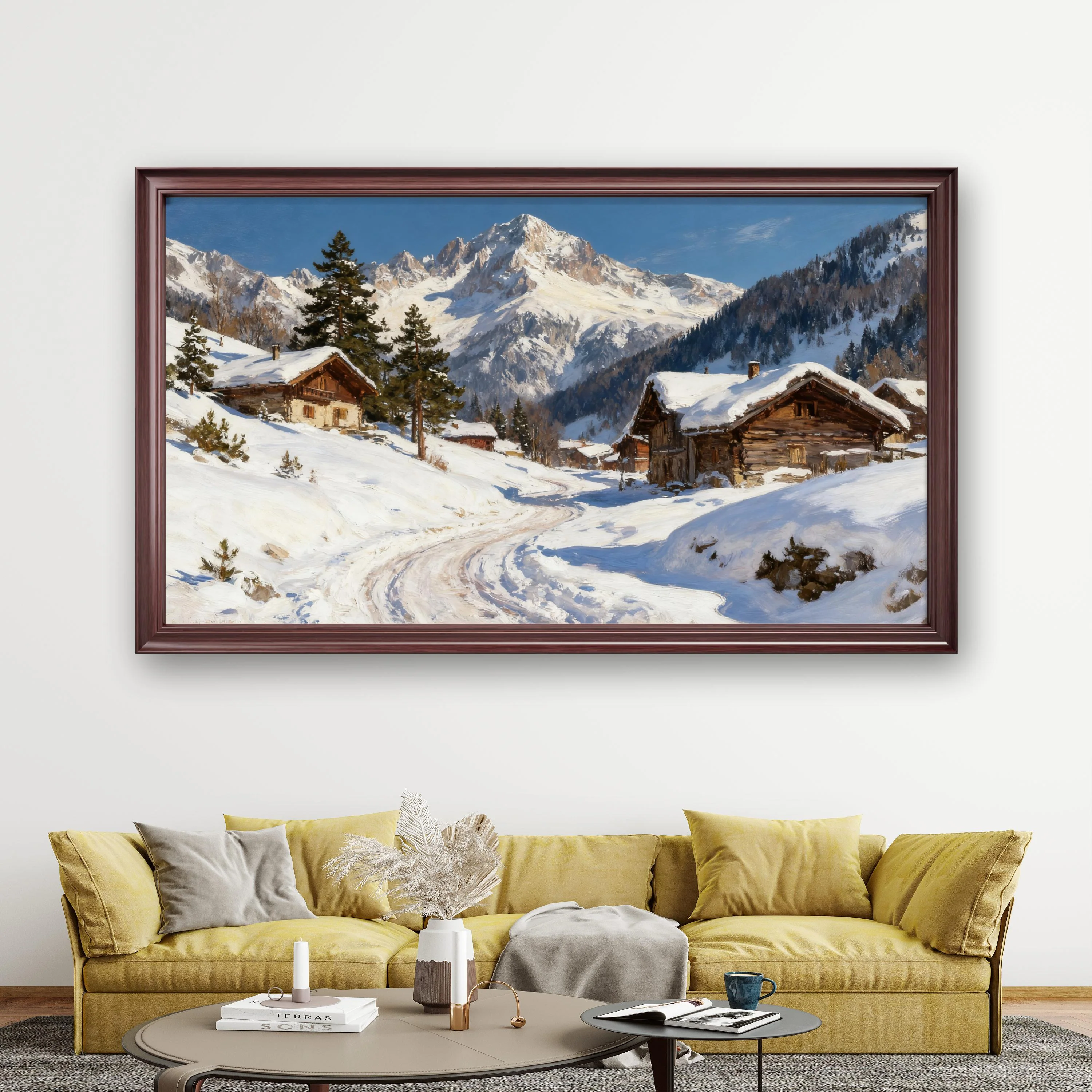 Snow-Covered Landscape