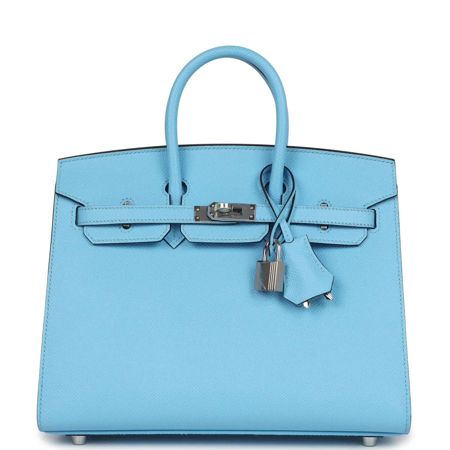 Hermes Birkin SellierCeleste Epsom Palladium Hardware