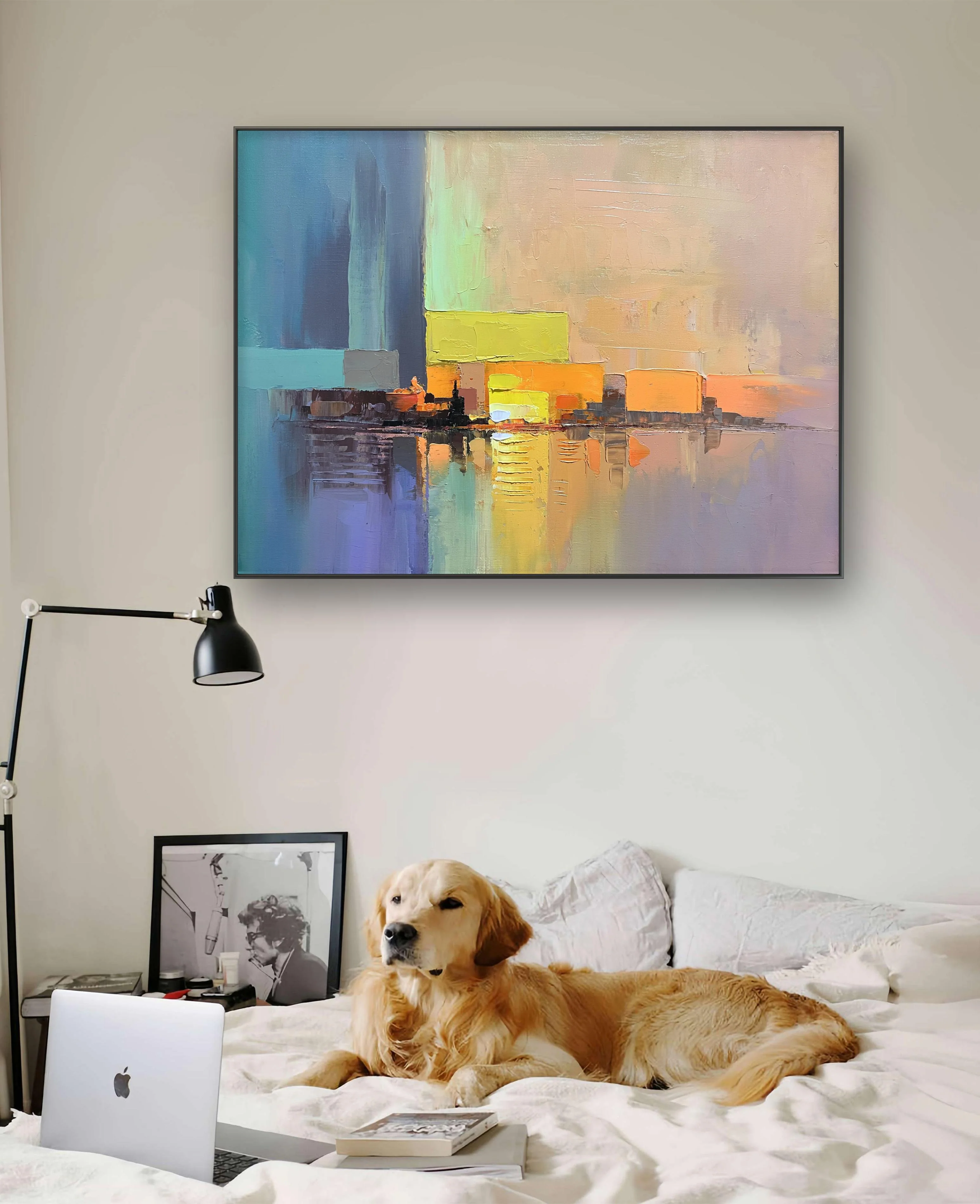 Ocean Rhythm - Abstract Oil Painting