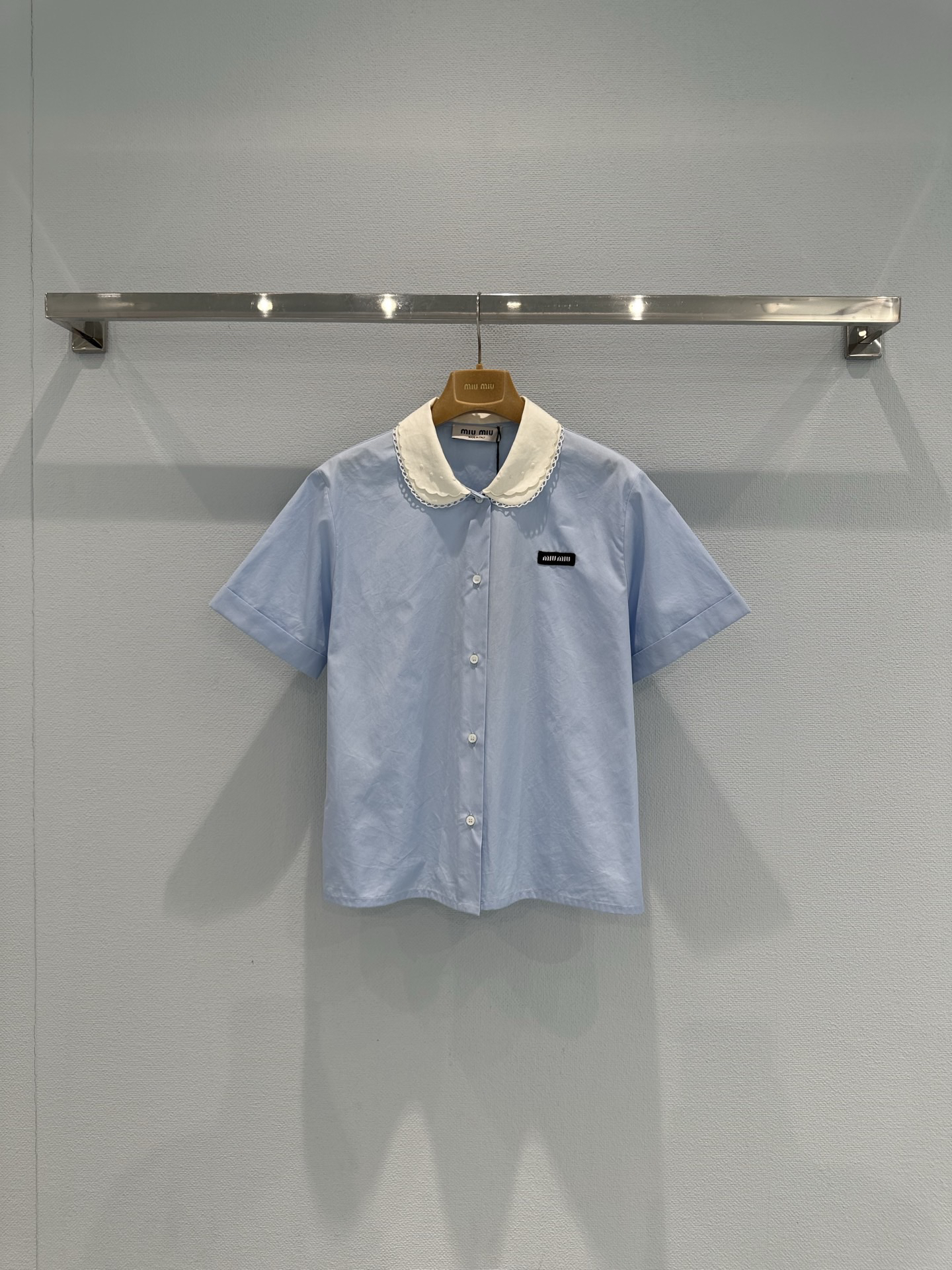 [TOP] Miu Miu Polo  Shirt -Blue