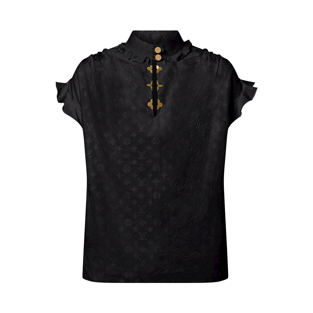 LOUIS VUITTON Frill Blouse