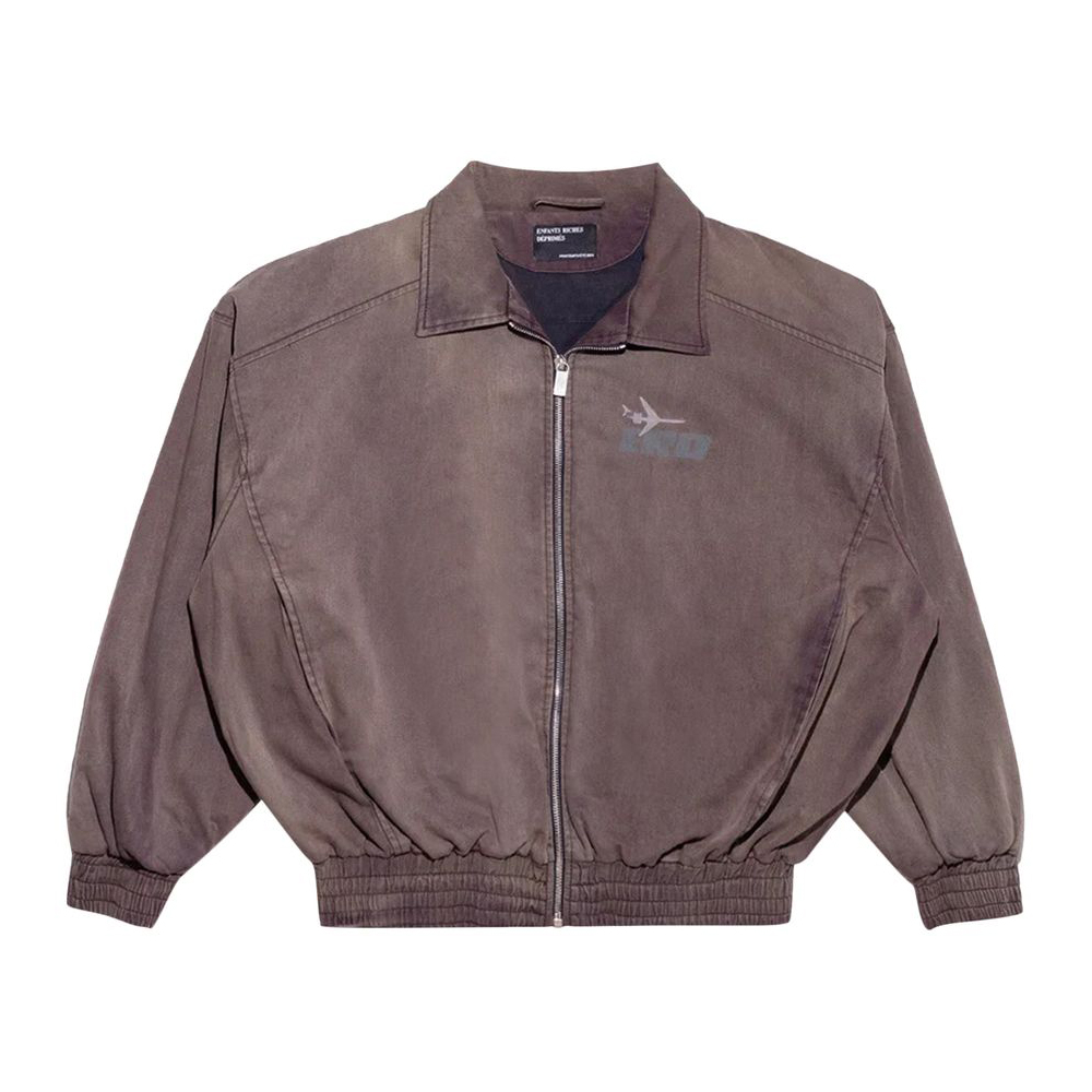Designer black Clothing Enfants Riches Déprimés Death In Flight Zip Jacket Sun Faded Black#321080 View 2 | Nigo Office