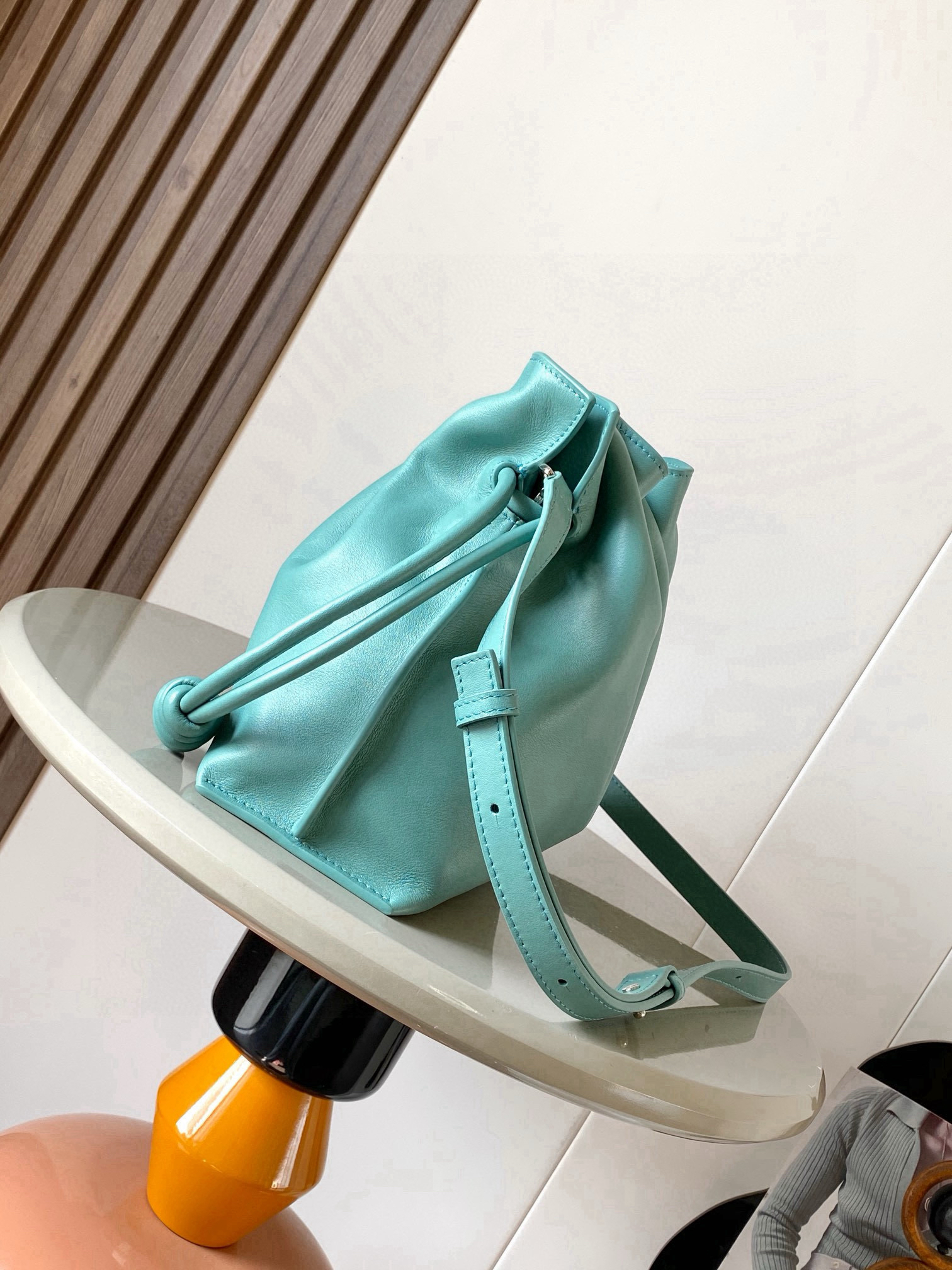 [TOP] LOEWE Flamenco Bag Cowhide Leather30x24.5x10.5cm - Blue