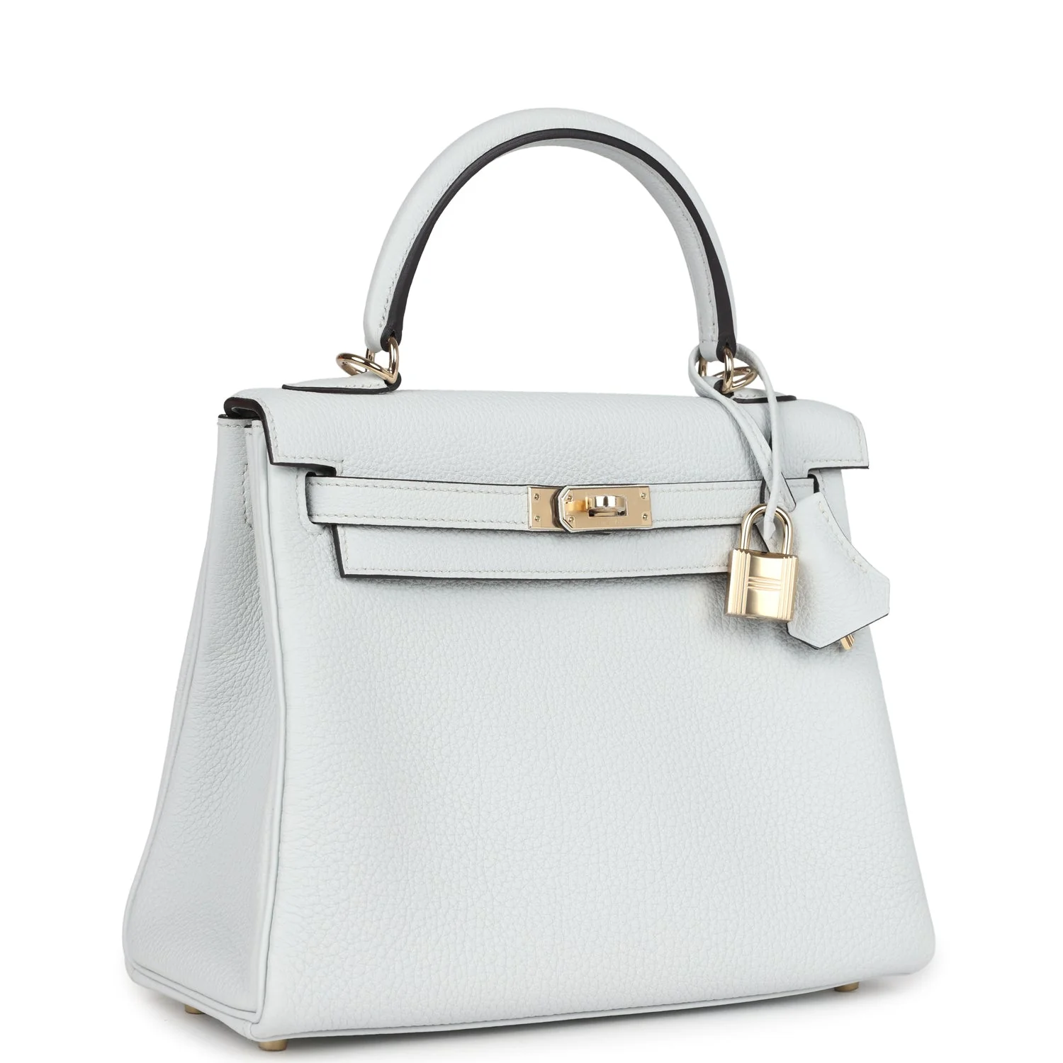 Hermes Kelly Retourne  Gris Platine Togo Permabrass Hardware