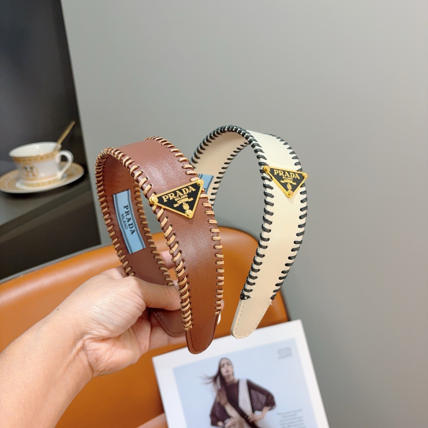 [TOP] PRADA Hairband - 2 Colors - 711 Luxury