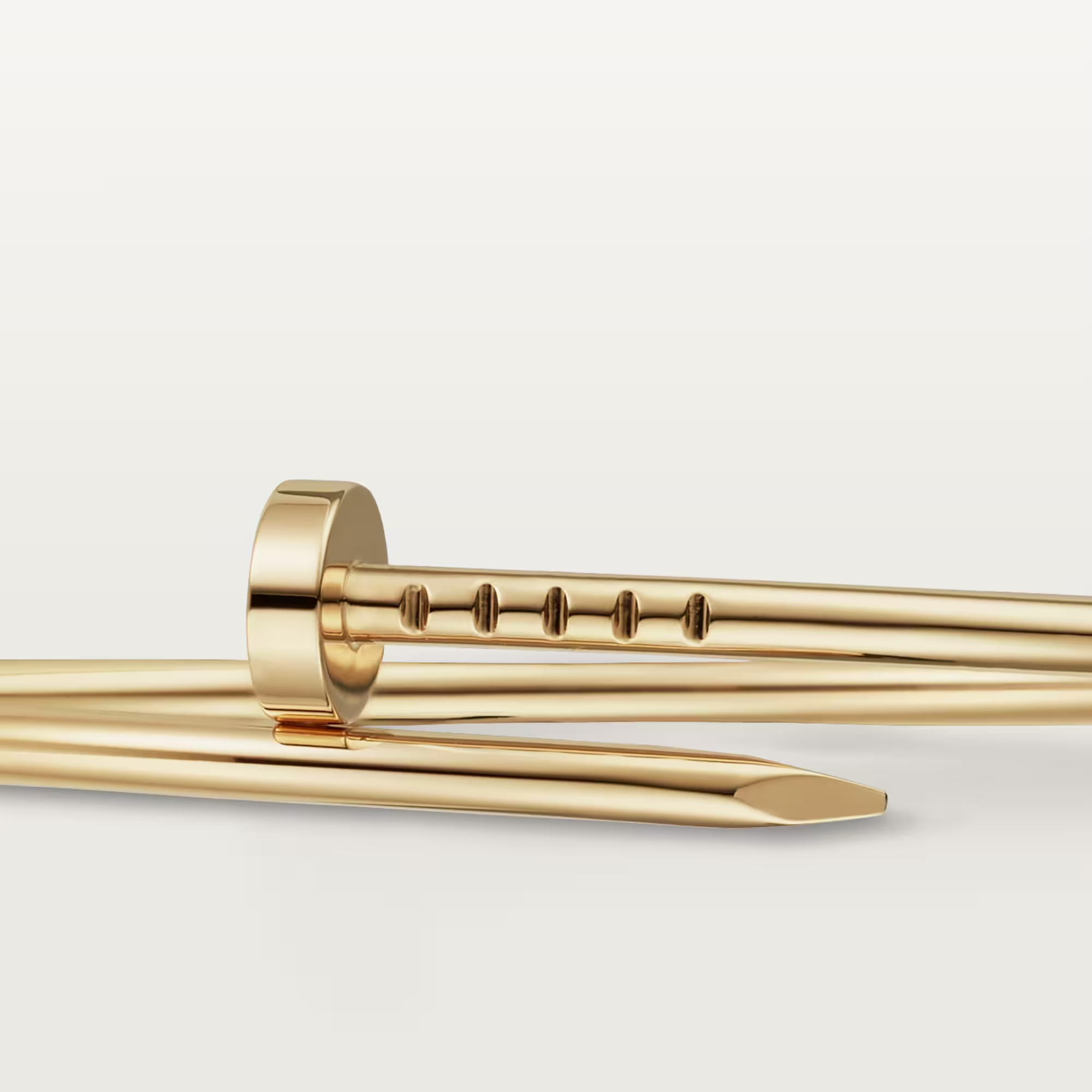 Carty Nails Solo Trace Bracelet, Yellow gold ,Small Model