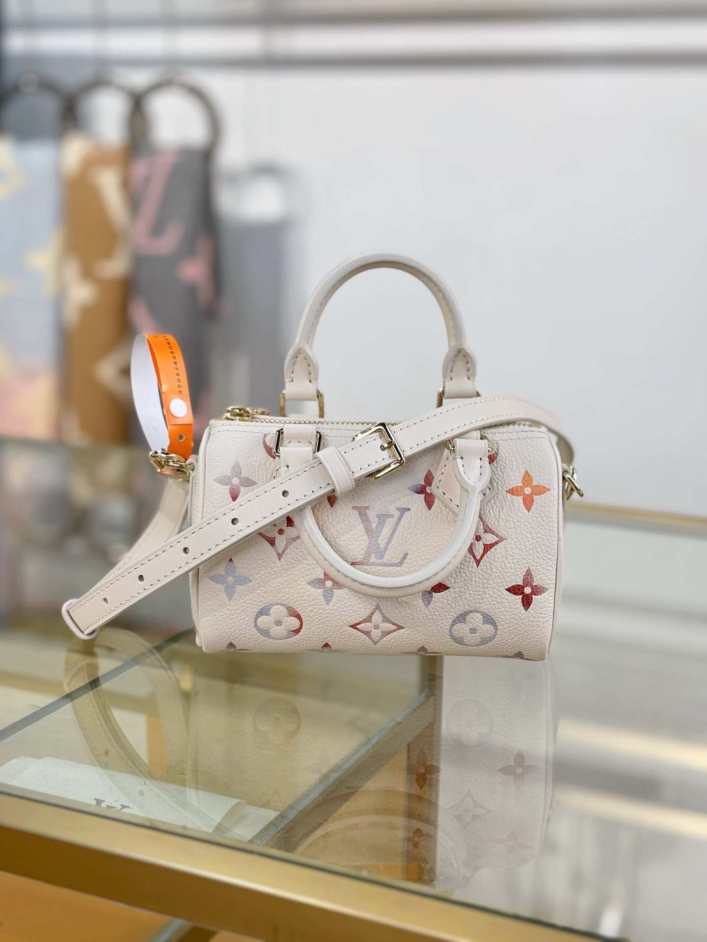 [TOP] Louis Vuitton LV NANO SPEEDY Bag 16x10x7.5cm - Beige - 711 Luxury