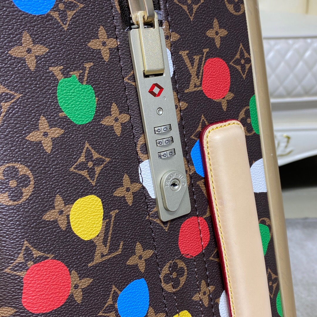 [TOP] Louis Vuitton LV Rolling Luggage Horizon 38.0 x 55.0 x 21.0 cm - Brown - 711 Luxury