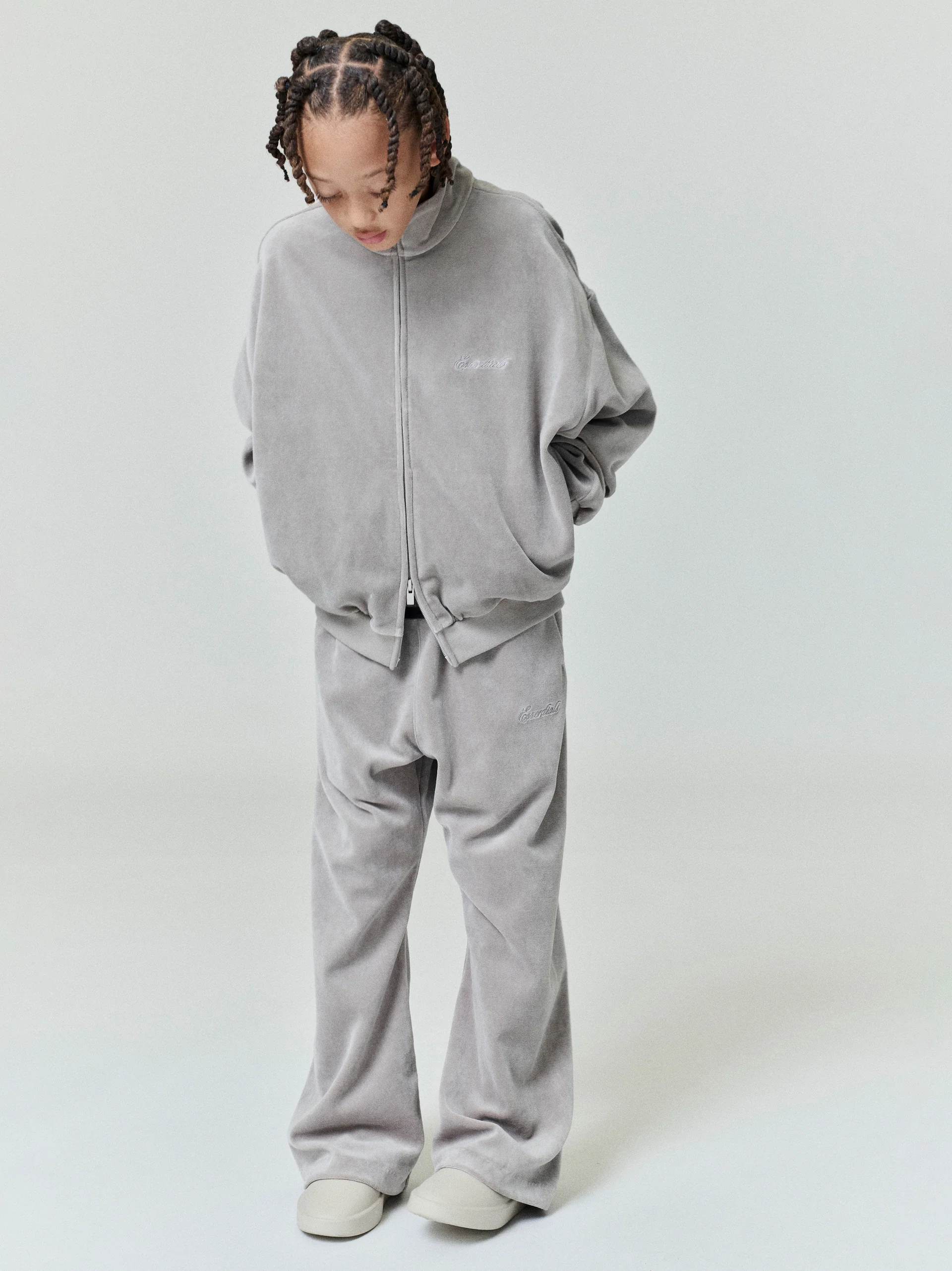 ESSENTIALS Kids Velour Flare Sweatpant