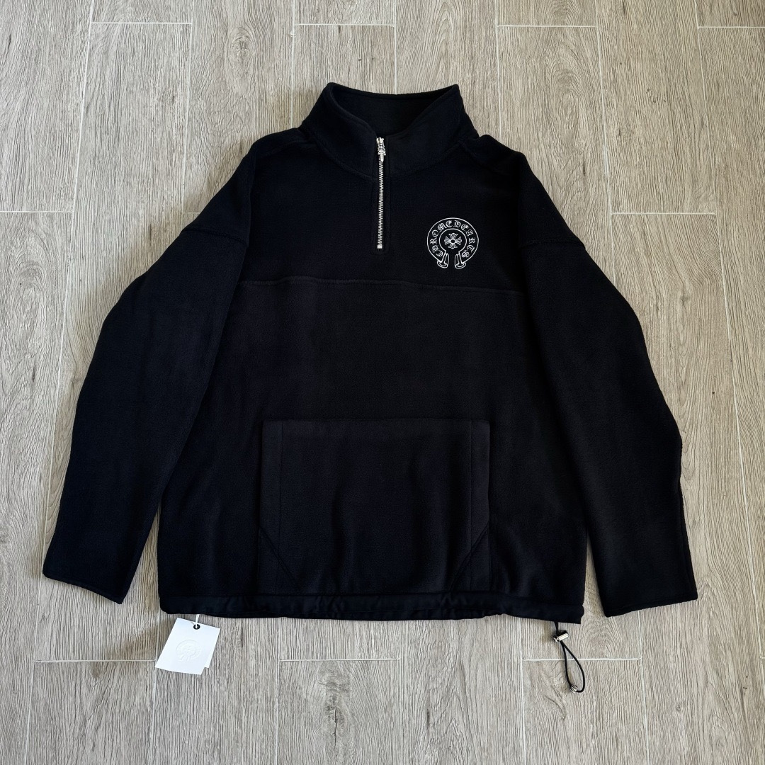 Chrome Hearts Clothing Chrome Hearts Polar Fleece Zipper Stand Collar Sweatshirt View 2 | Nigo Office